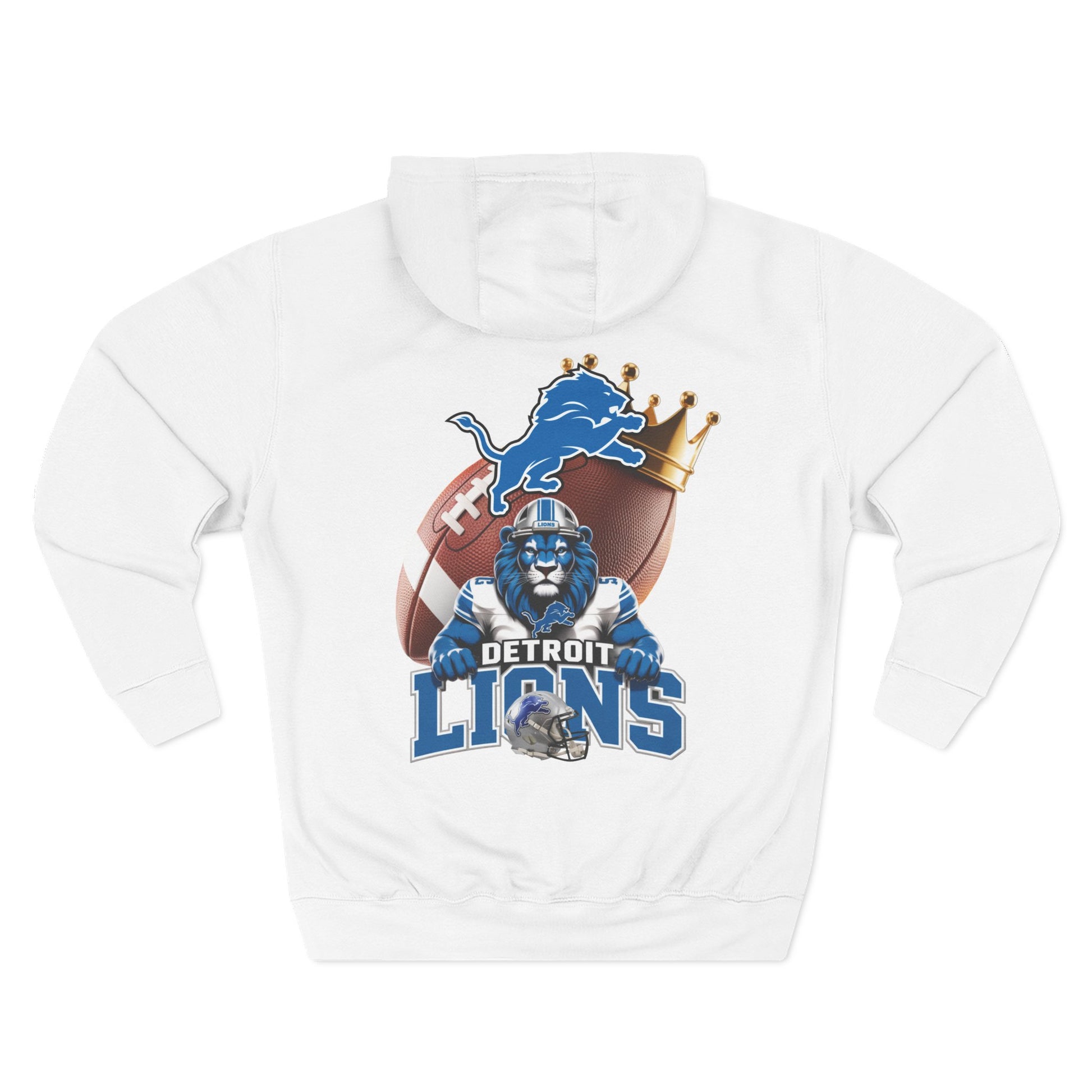 Fleece Hoodie NFL Team DET Design