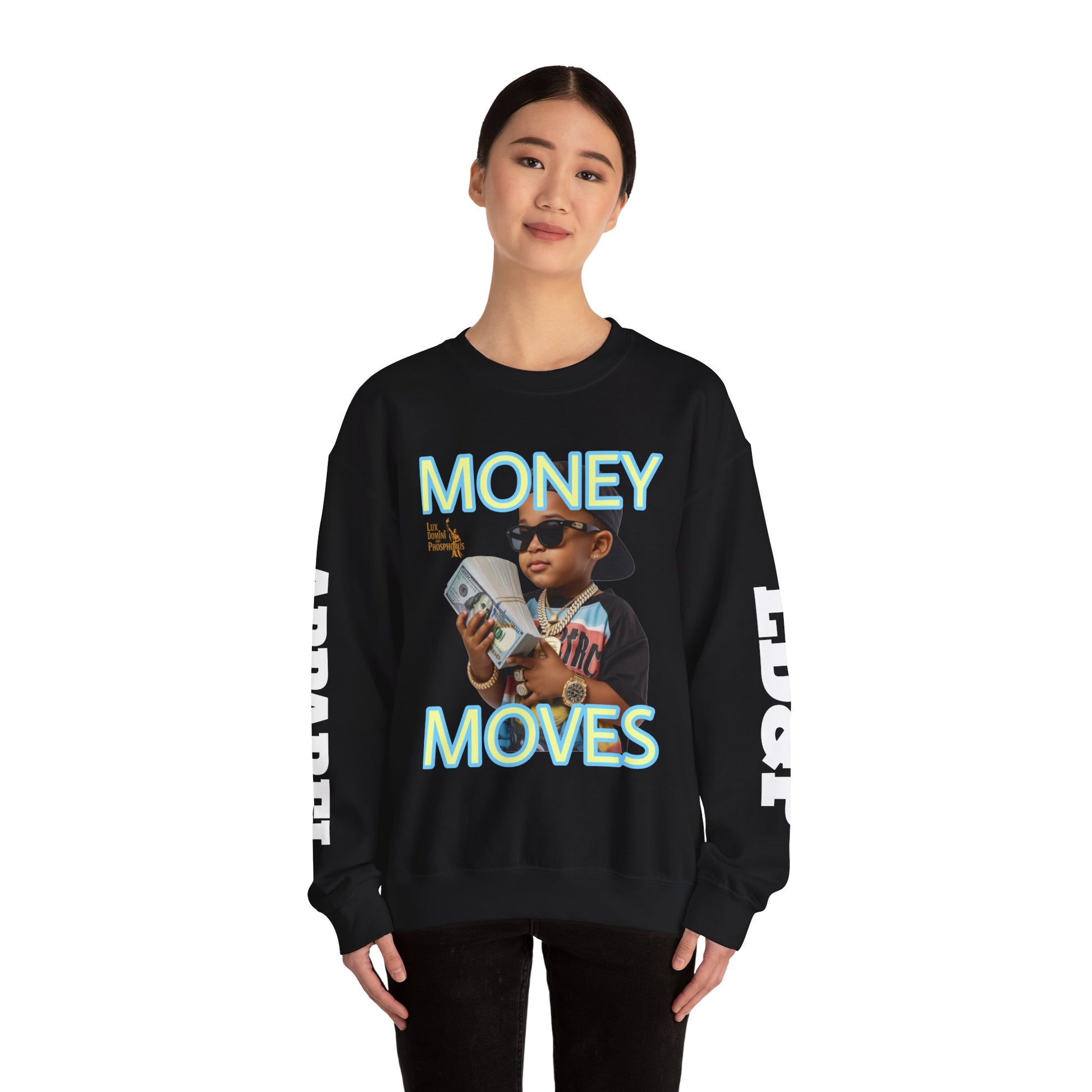 Money Moves Unisex Sweatshirt - LD&P APPAREL