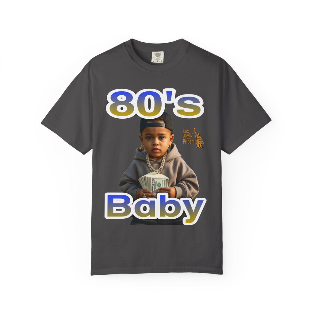80s Baby Unisex Garment-Dyed T-shirt - LD&P APPAREL