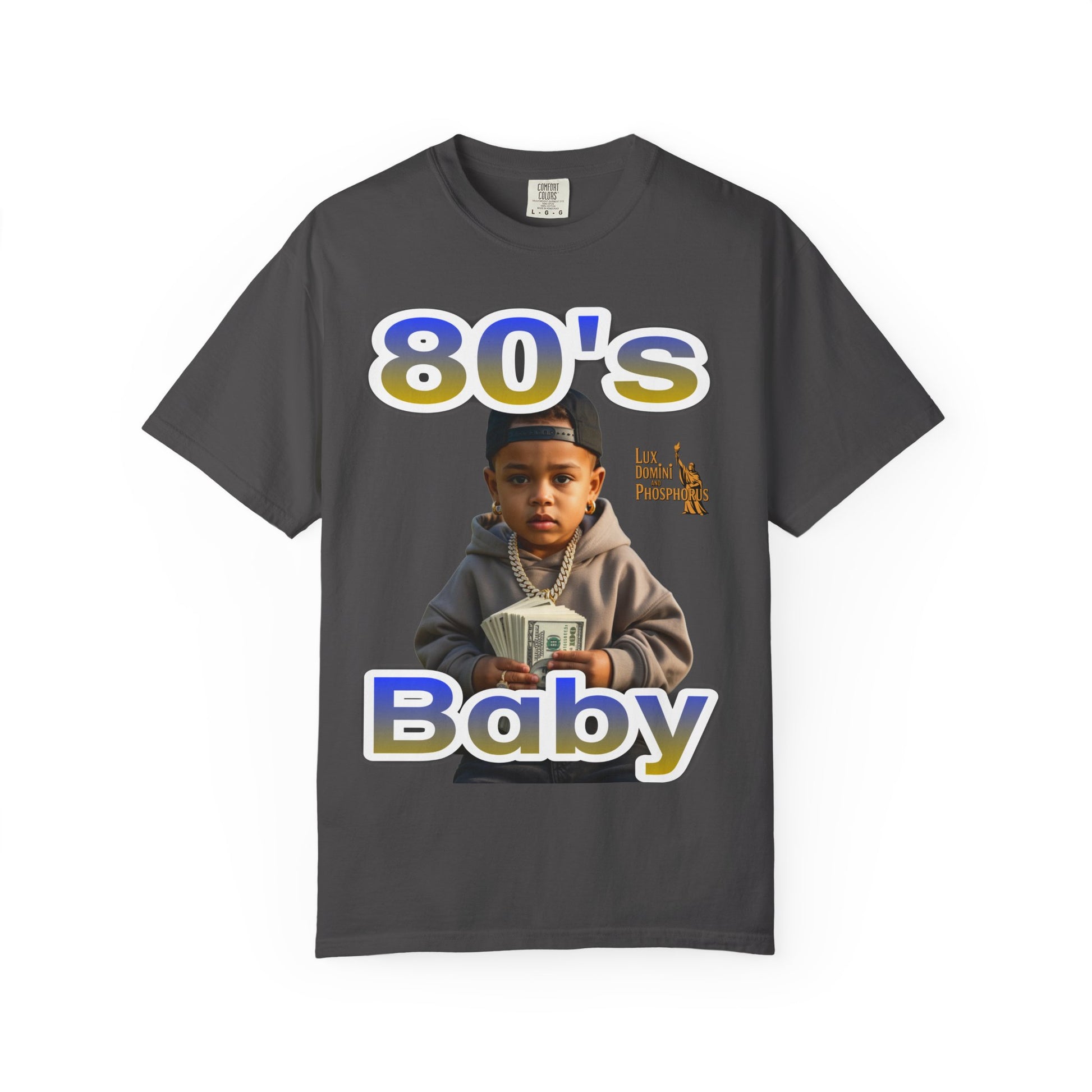 80s Baby Unisex Garment-Dyed T-shirt - LD&P APPAREL