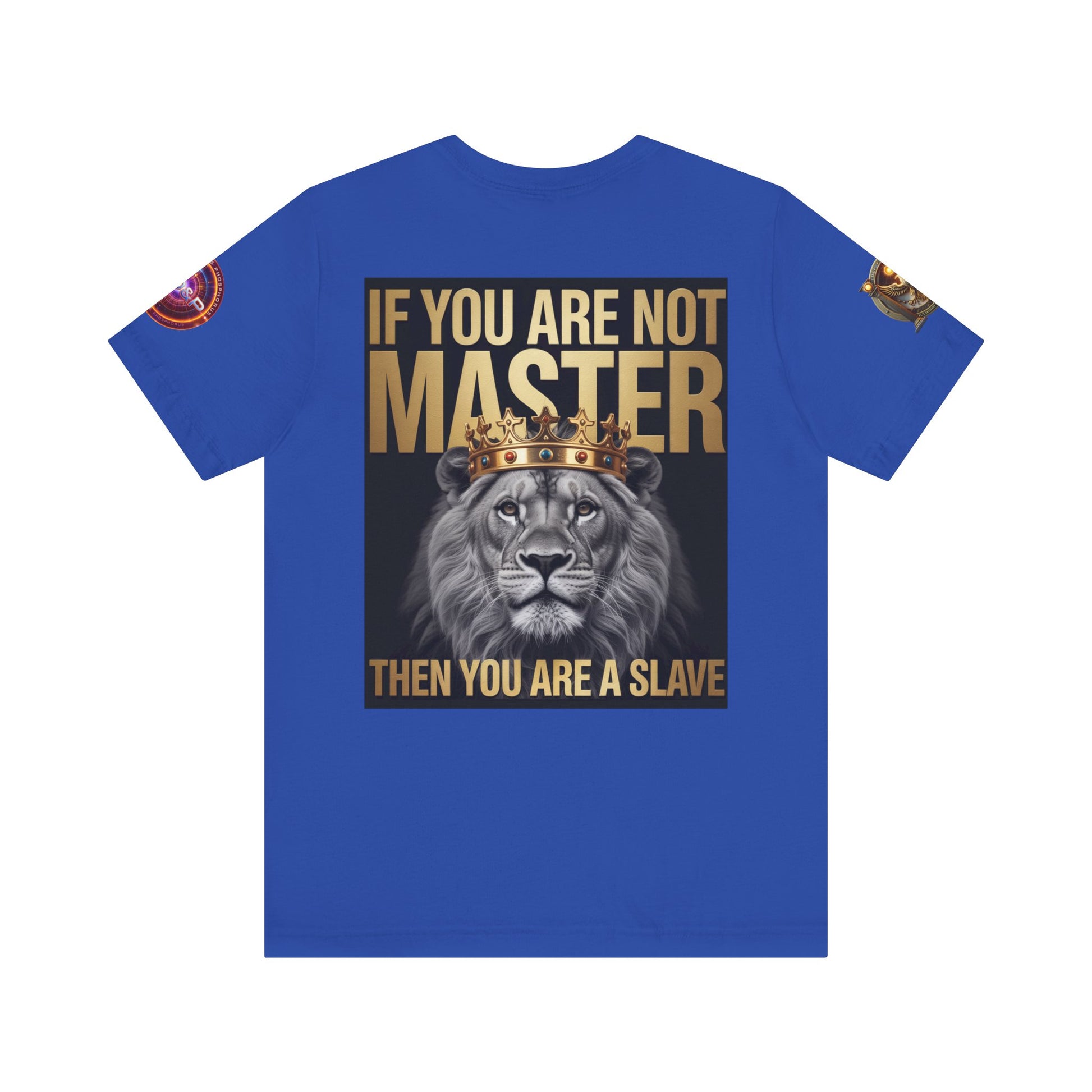 T-Shirt Master or slave LD&amp;P APPAREL Design Unisex Jersey Short Sleeve Tee