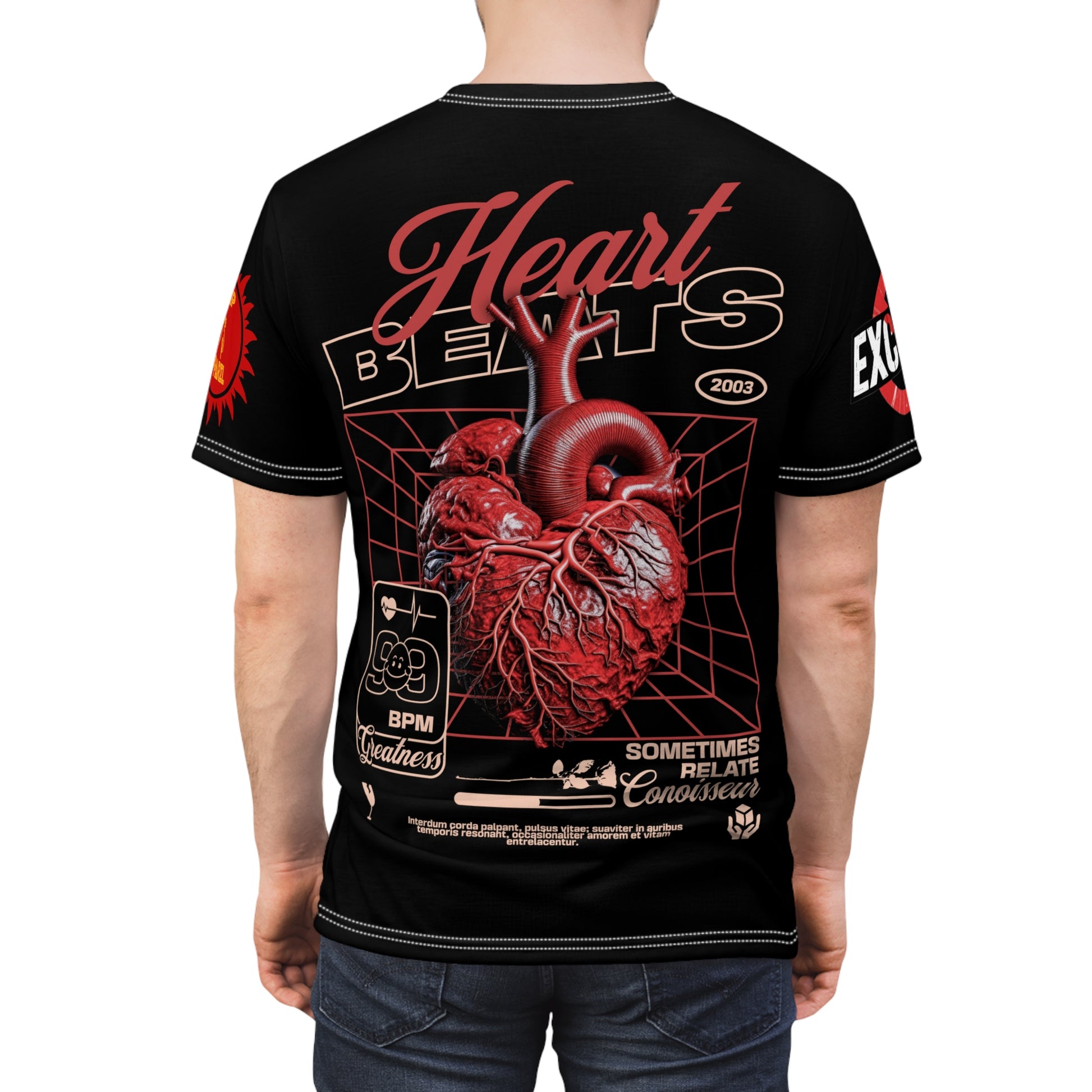 Heart Beats LD&P Apparel Design Graphic Tee