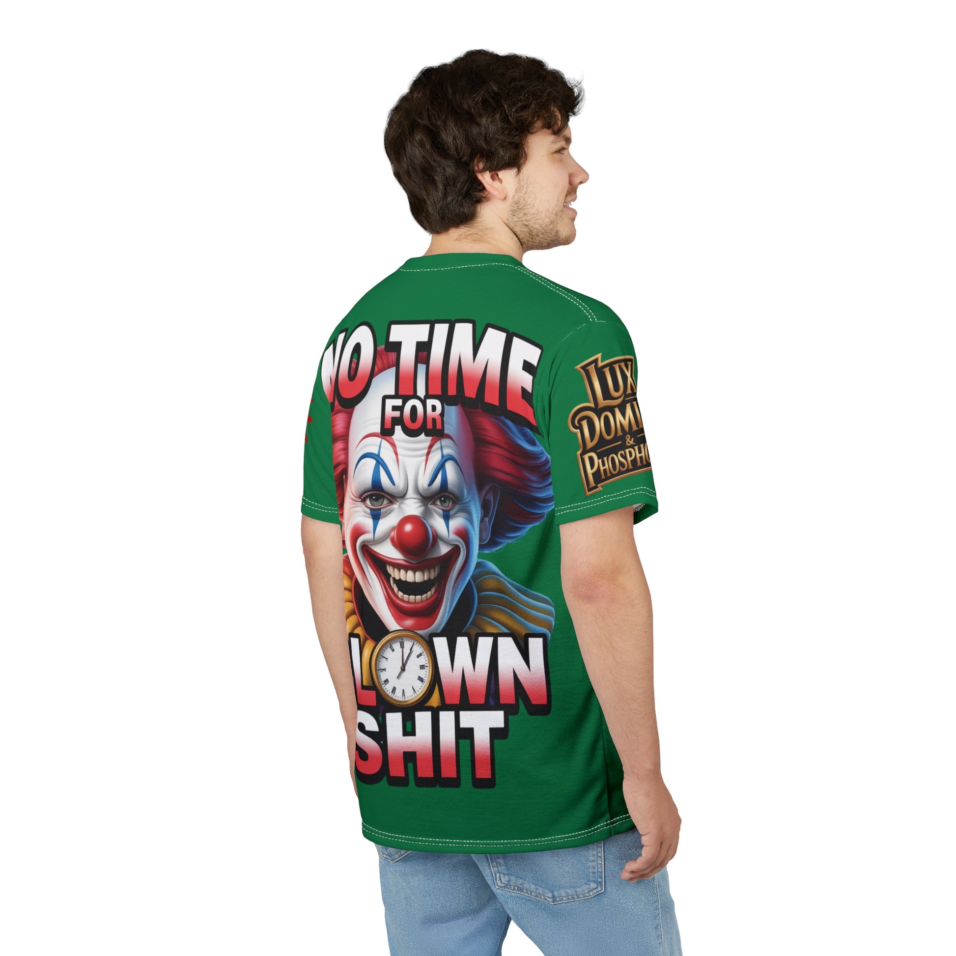 T-Shirt No Time For Clowns Unisex green