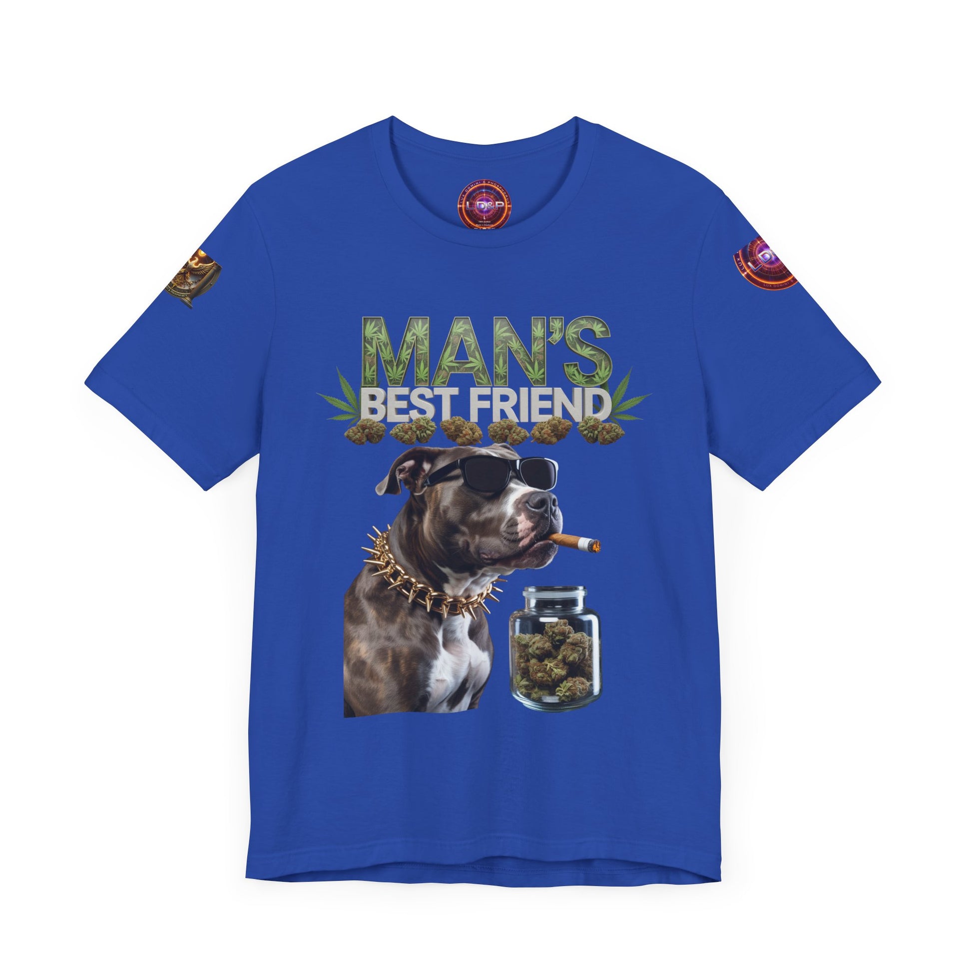 Unisex Tee Man's Best Friend Weed Design Shirt