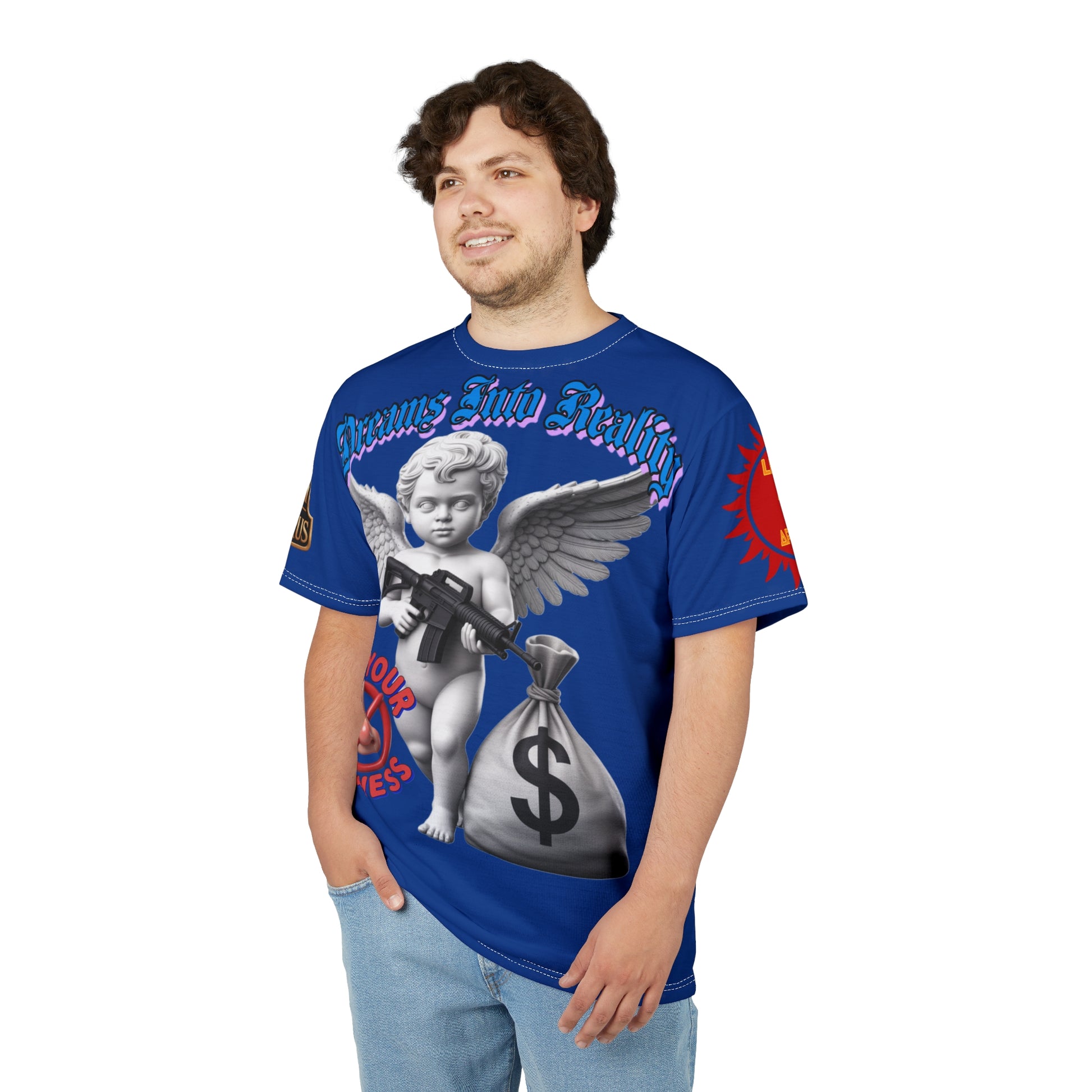 Dreams Into Reality' LD&P Apparel Design blue