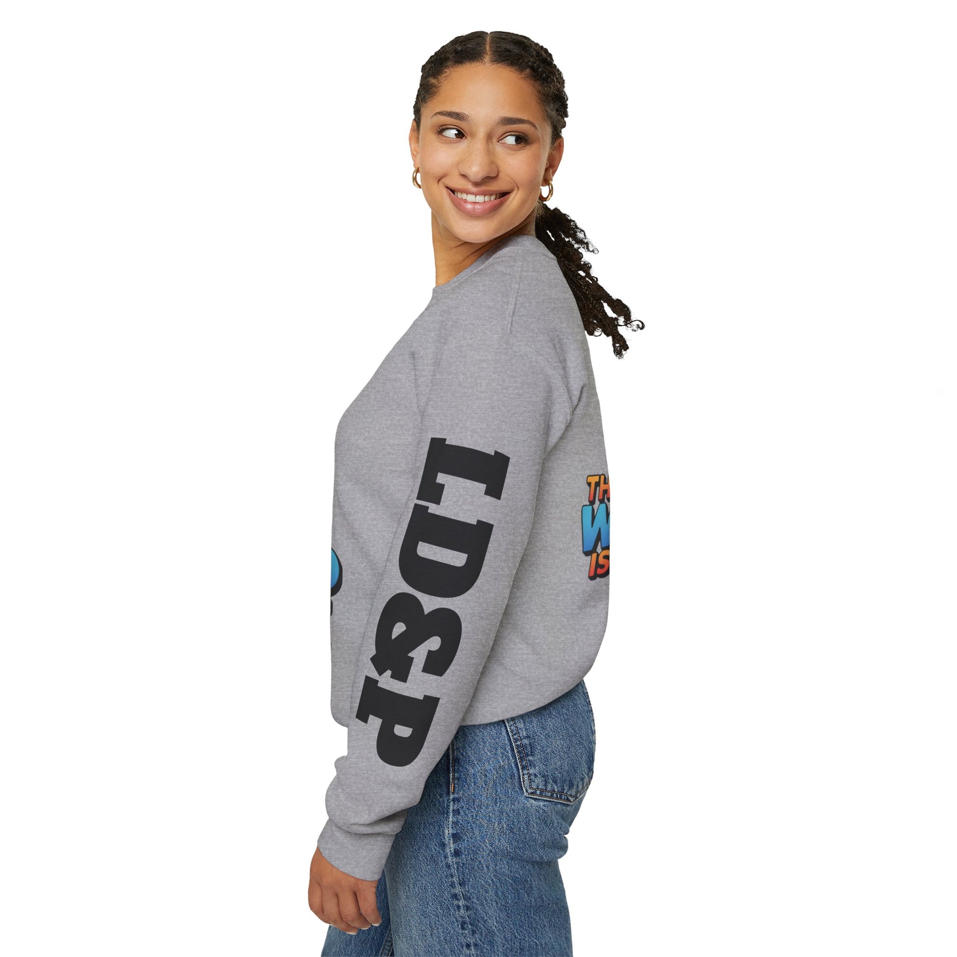 Graphic Sweatshirt - The World Is Mine LD&P APPAREL Design