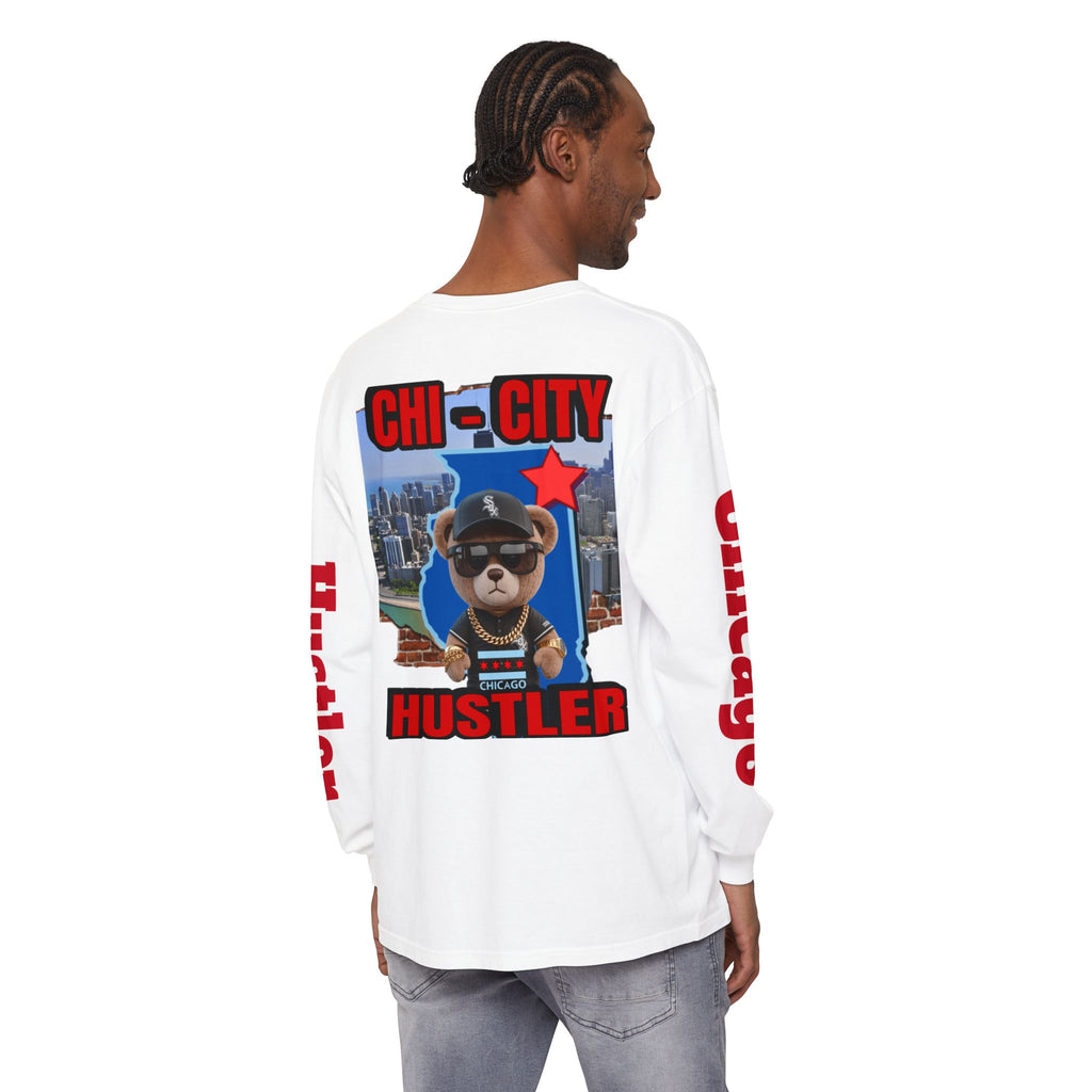 Chi-City Hustler Long Sleeve T-Shirt — LD&P Apparel