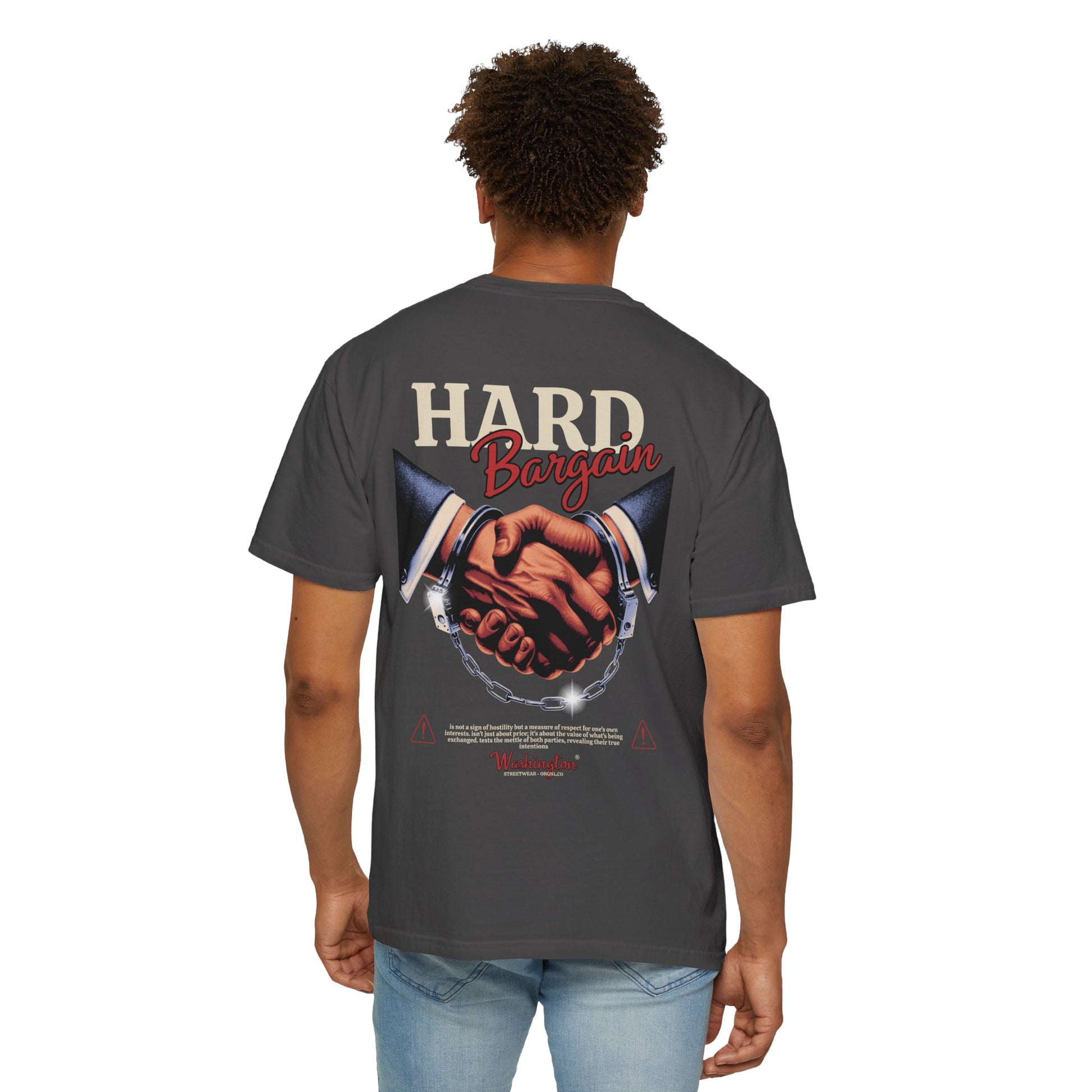 Garment-Dyed T-shirt Hard Bargain Graphic Tee