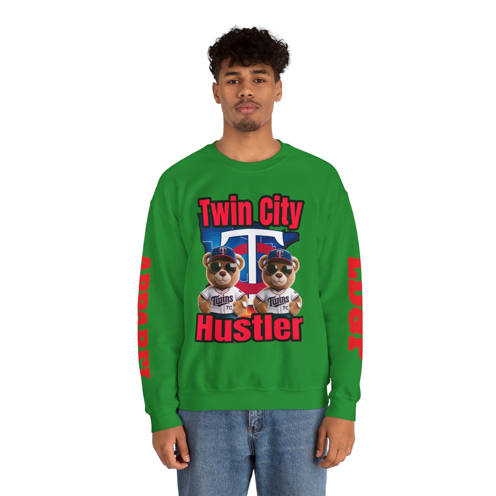 Crewneck Sweatshirt Twin City Hustler LD&P Apparel Design