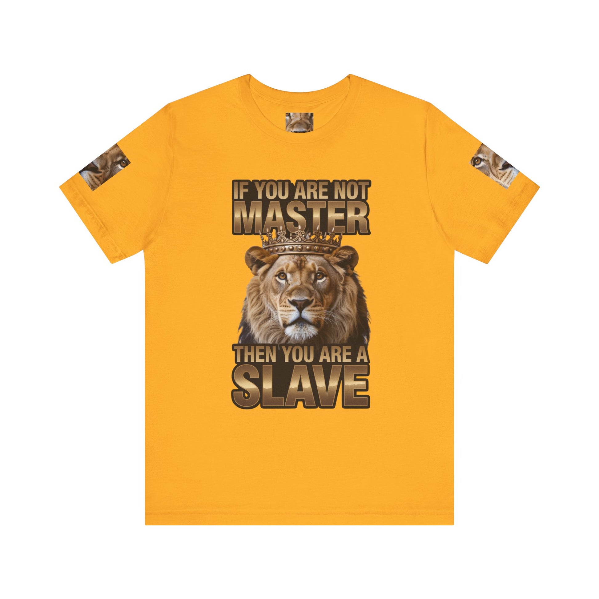 T-Shirt Master or slave LD&amp;P APPAREL Design Unisex Jersey Short Sleeve Tee