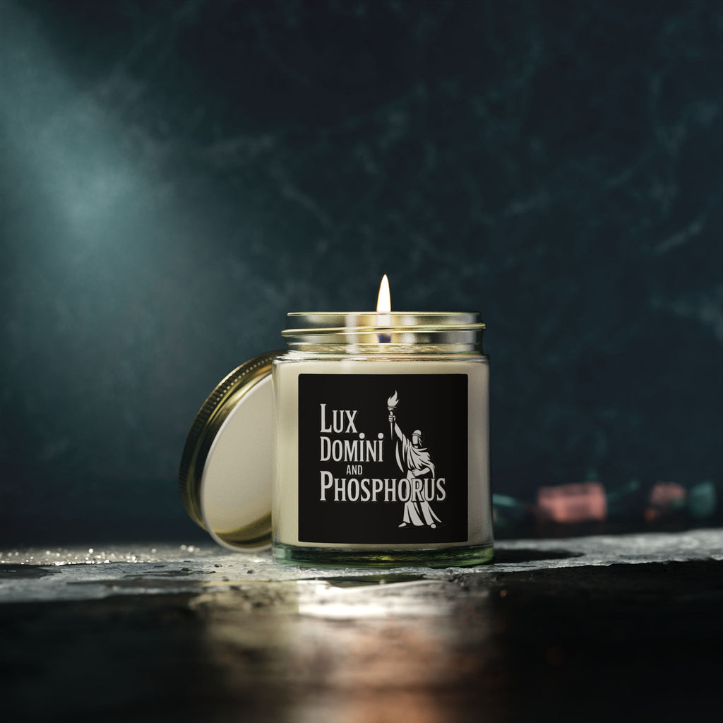 Lux Domini & Phosphorus Coconut Apricot Scented Candle (4oz & 9oz)