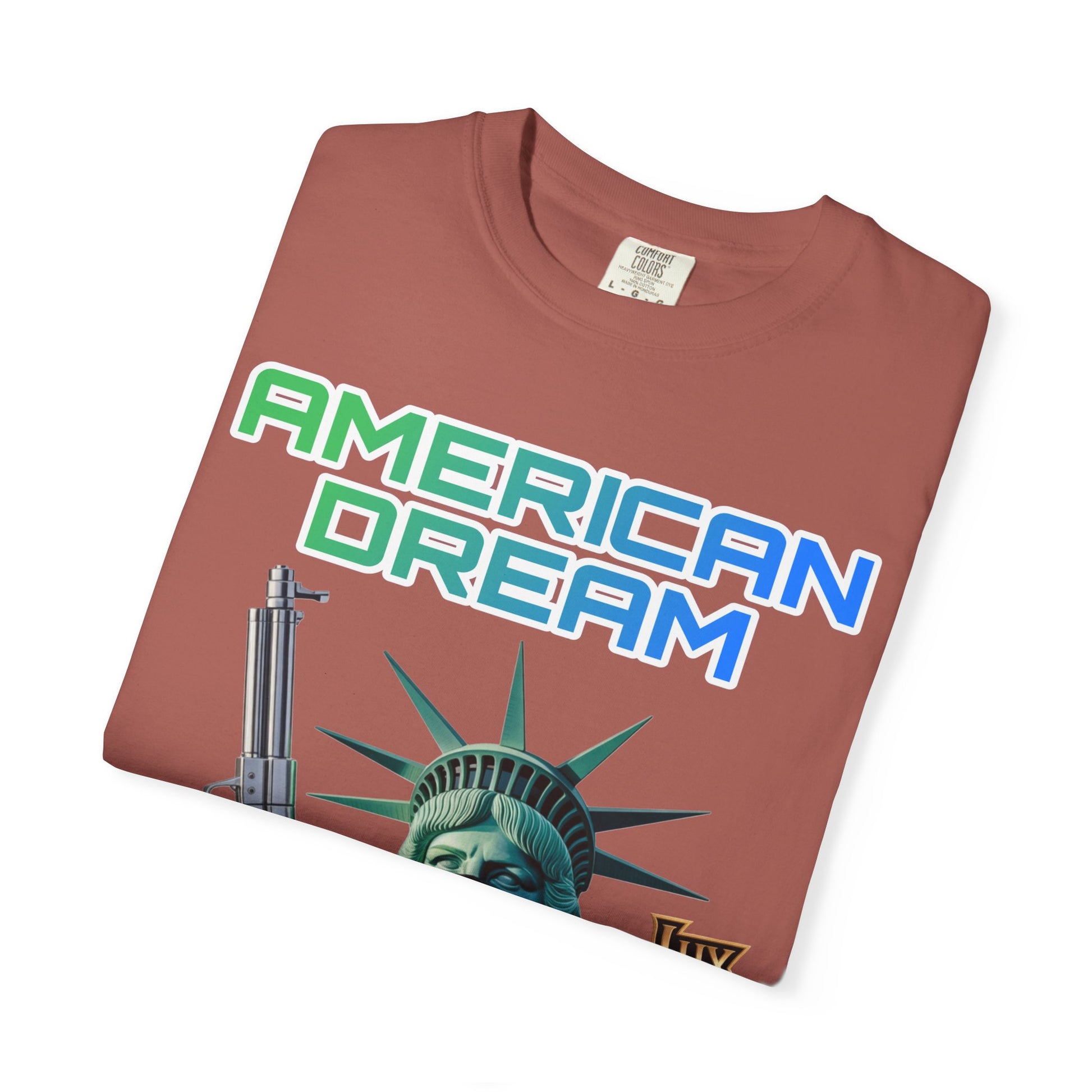 T-shirt American Dream or Nightmare Unisex Garment-Dyed