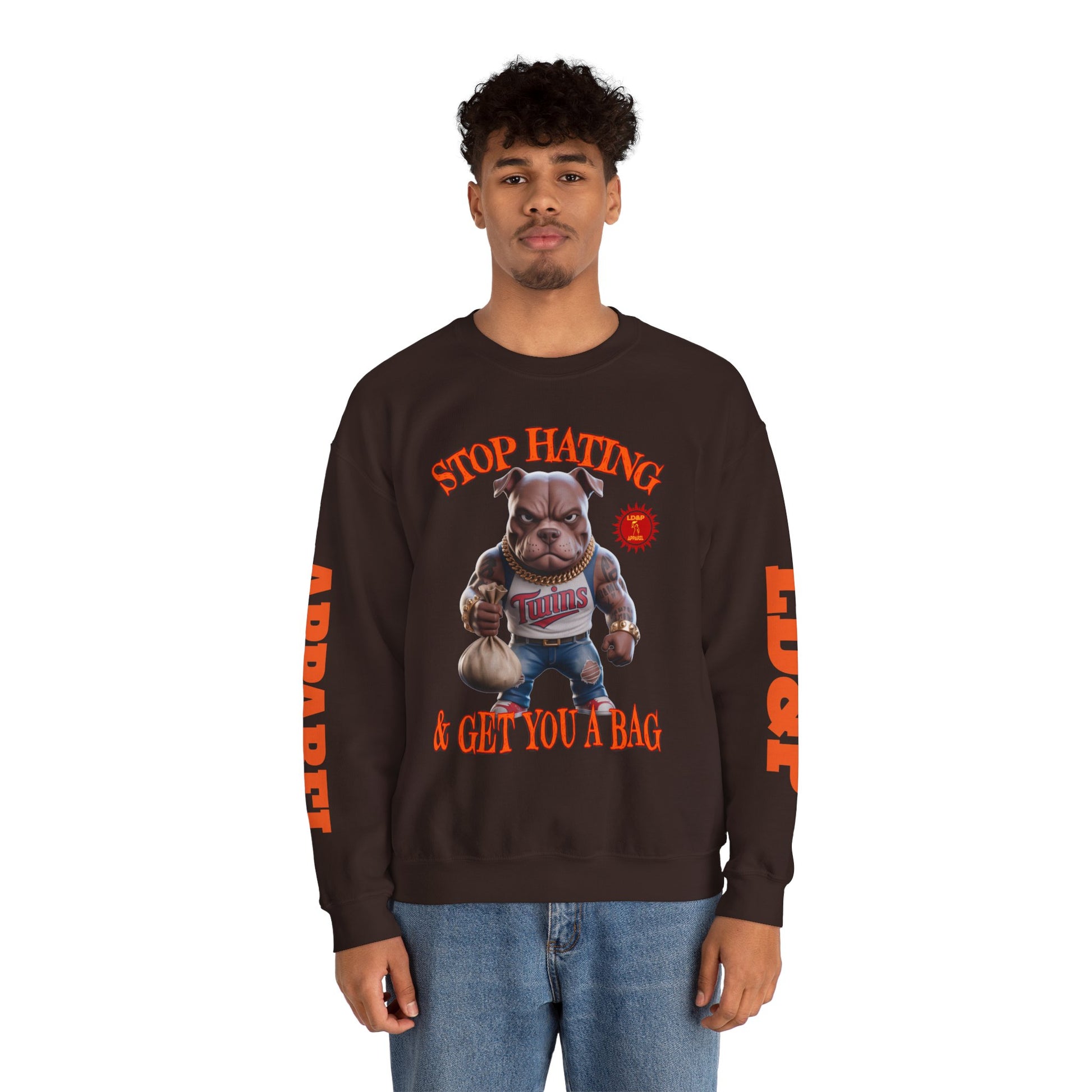 Unisex Sweatshirt Stop Hating LD&P Apparel Design