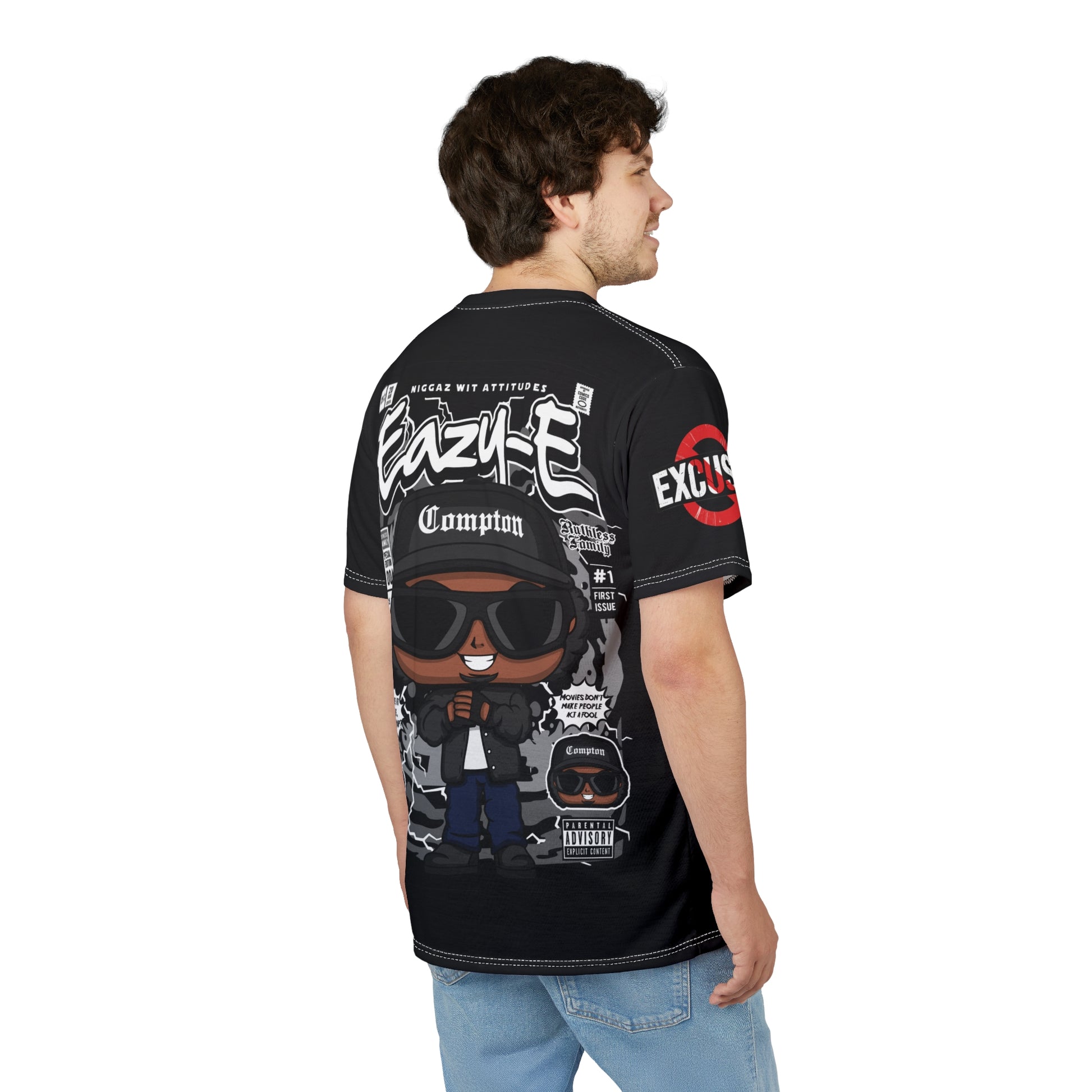 Eazy-E Compton Cartoon Tee LD&P APPAREL Black