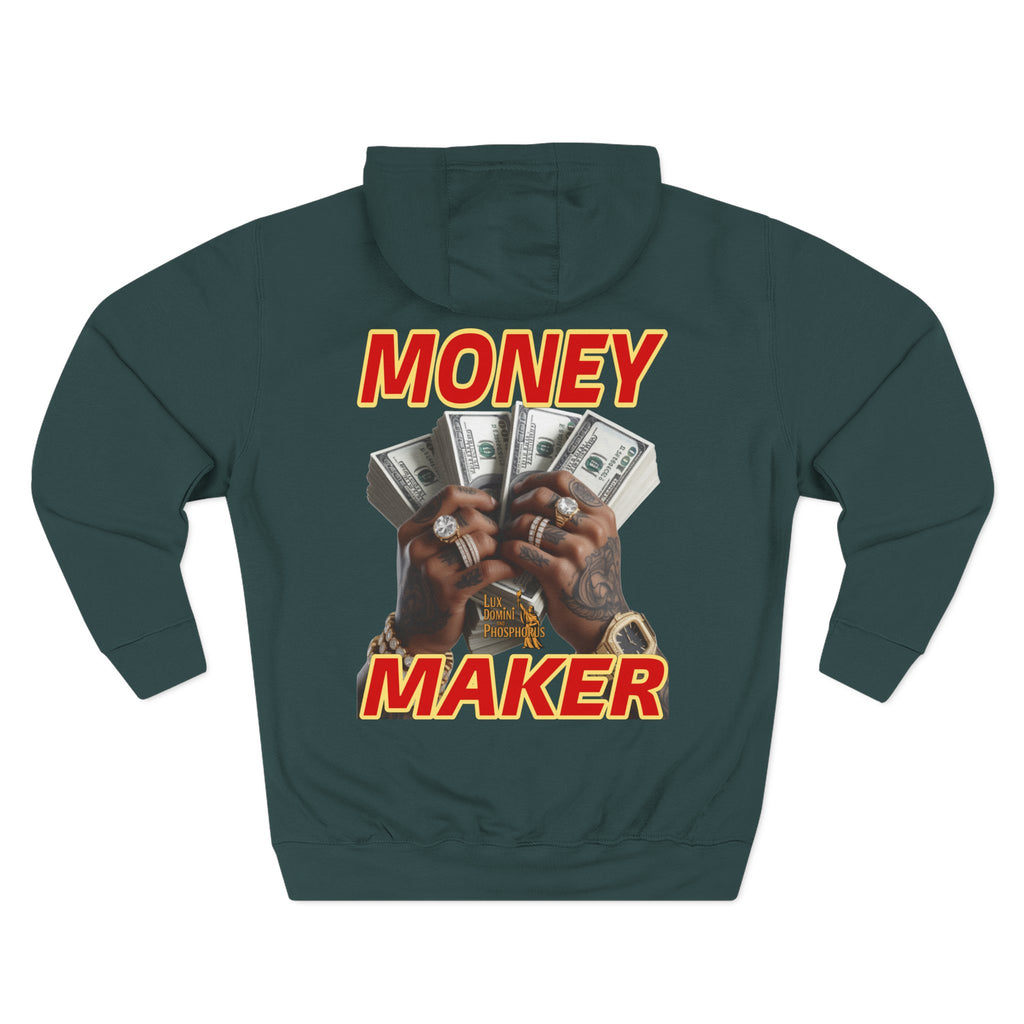 Fleece Hoodie - Money Maker Design