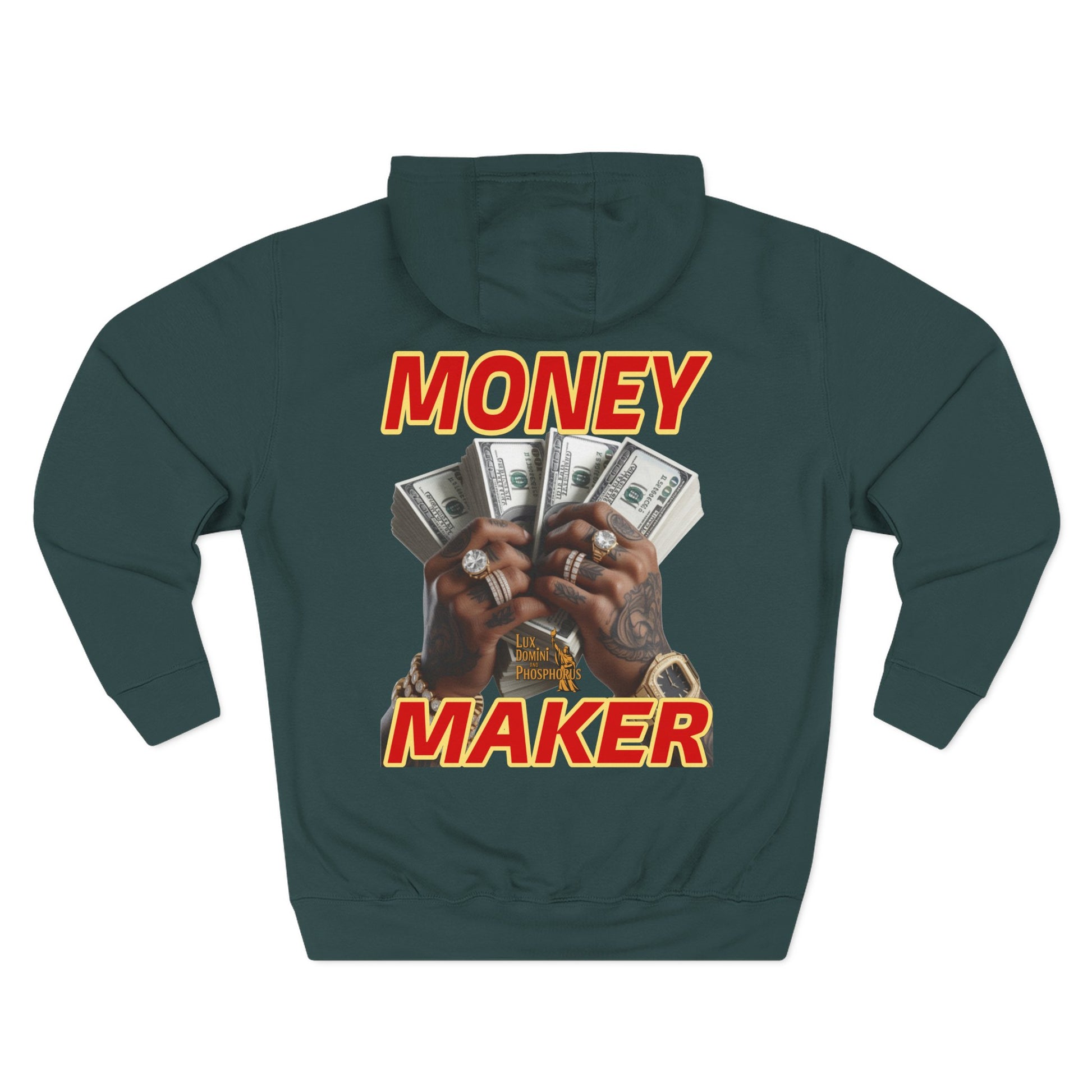 Fleece Hoodie - Money Maker Design