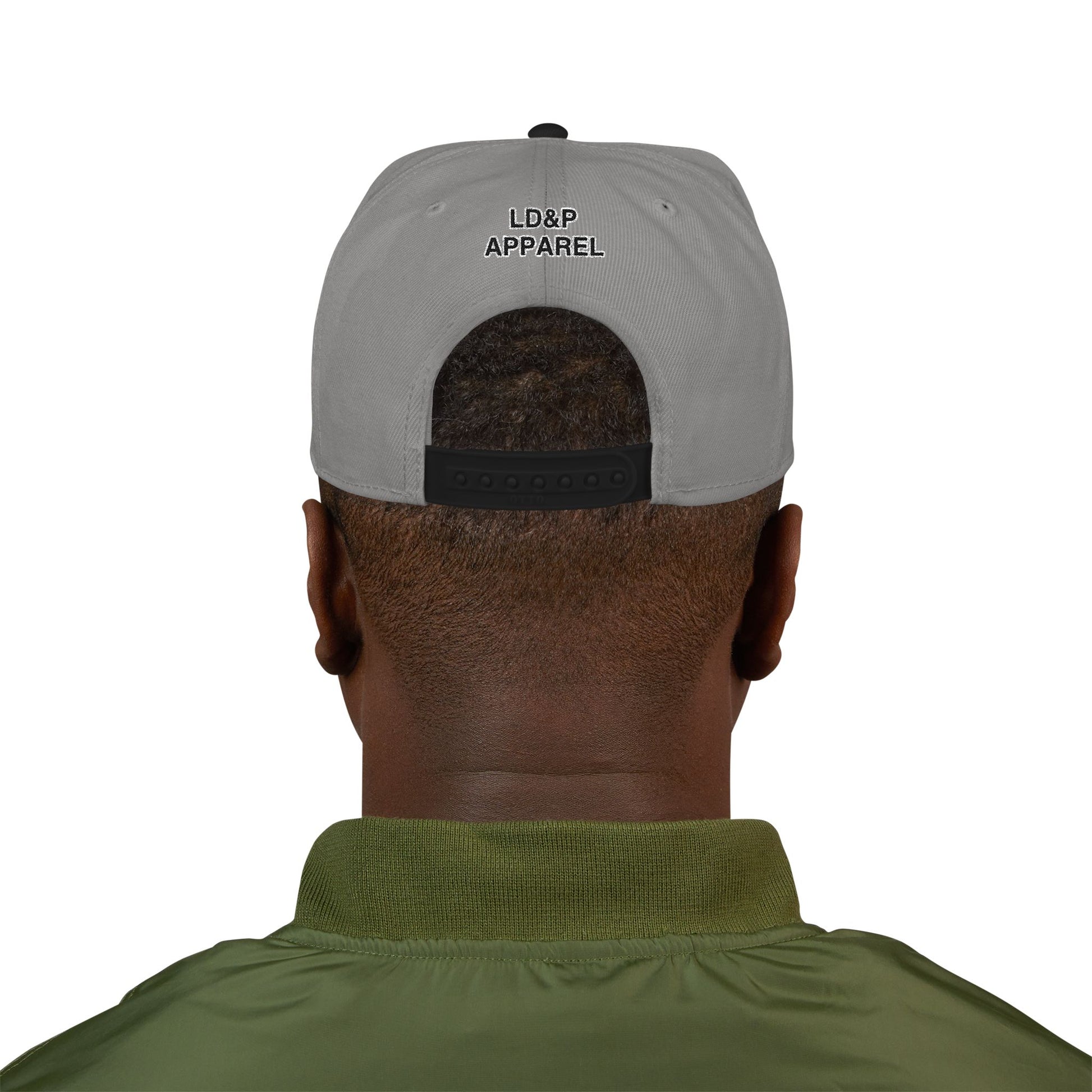 Embroidered Snapback Cap - LD&P Apparel Design