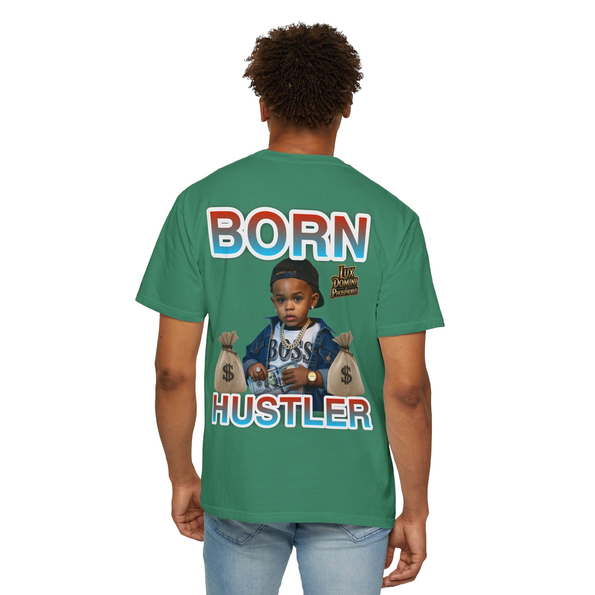 Garment-Dyed T-shirt BORN HUSTLER LD&P APPAREL