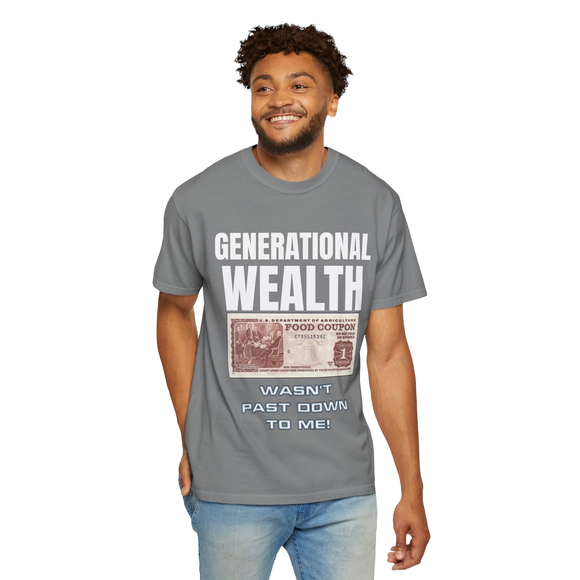 Garment-Dyed T-shirt Generational Wealth Tee