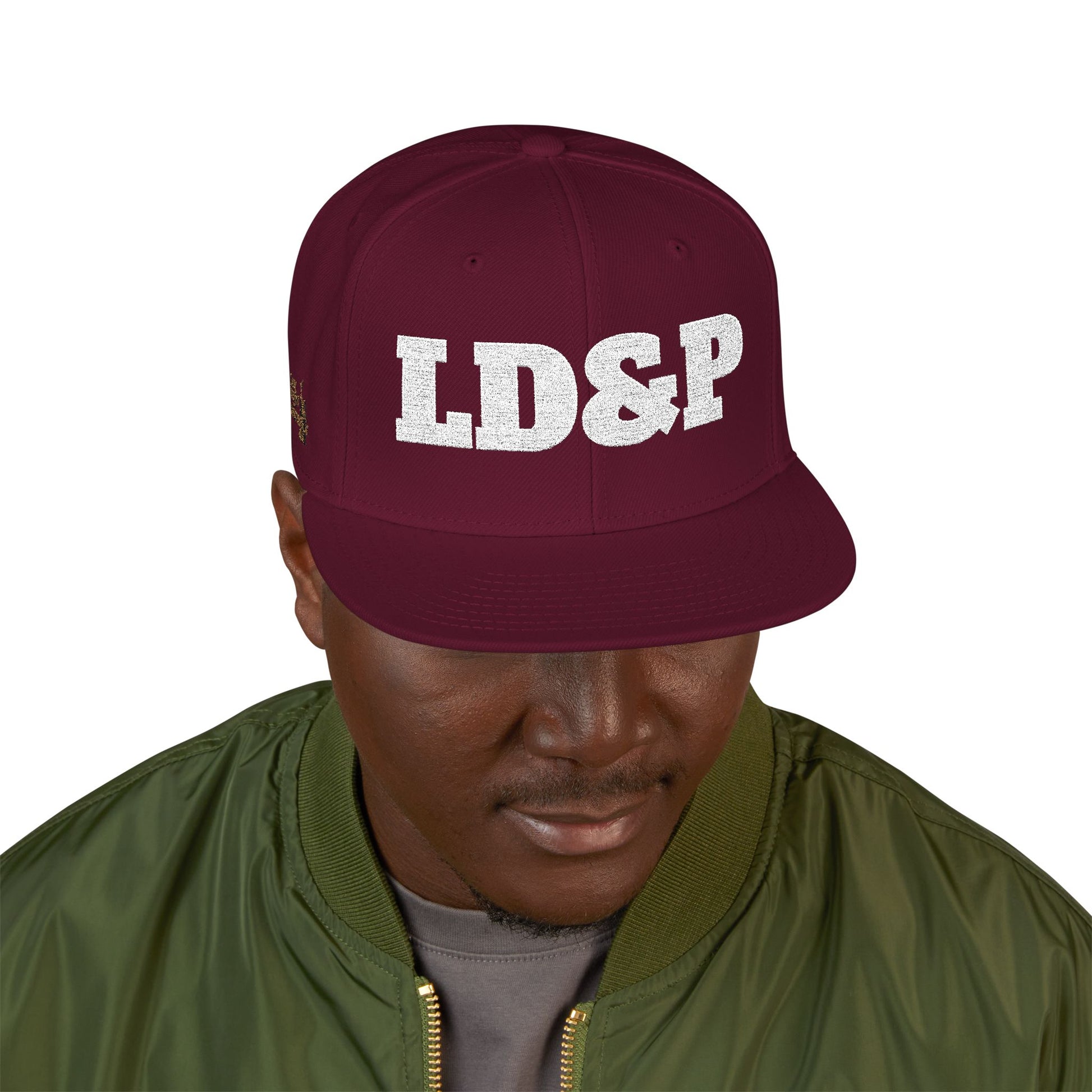 Embroidered Snapback Cap - LD&P Apparel Design 2