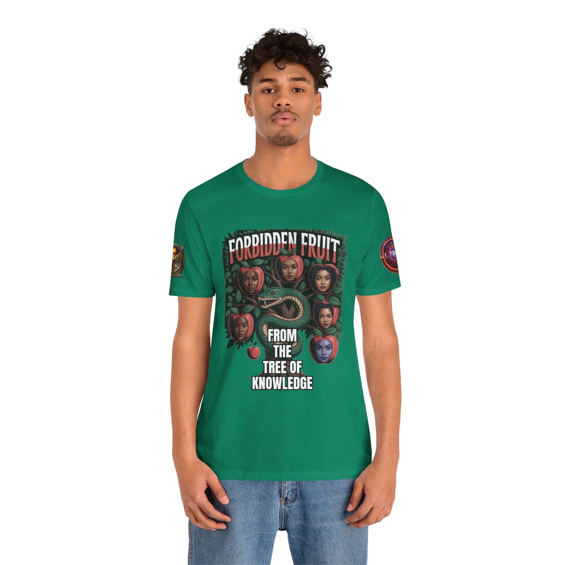 Short Sleeve Tee - Tree of Knowledge Forbidden Fruit Design