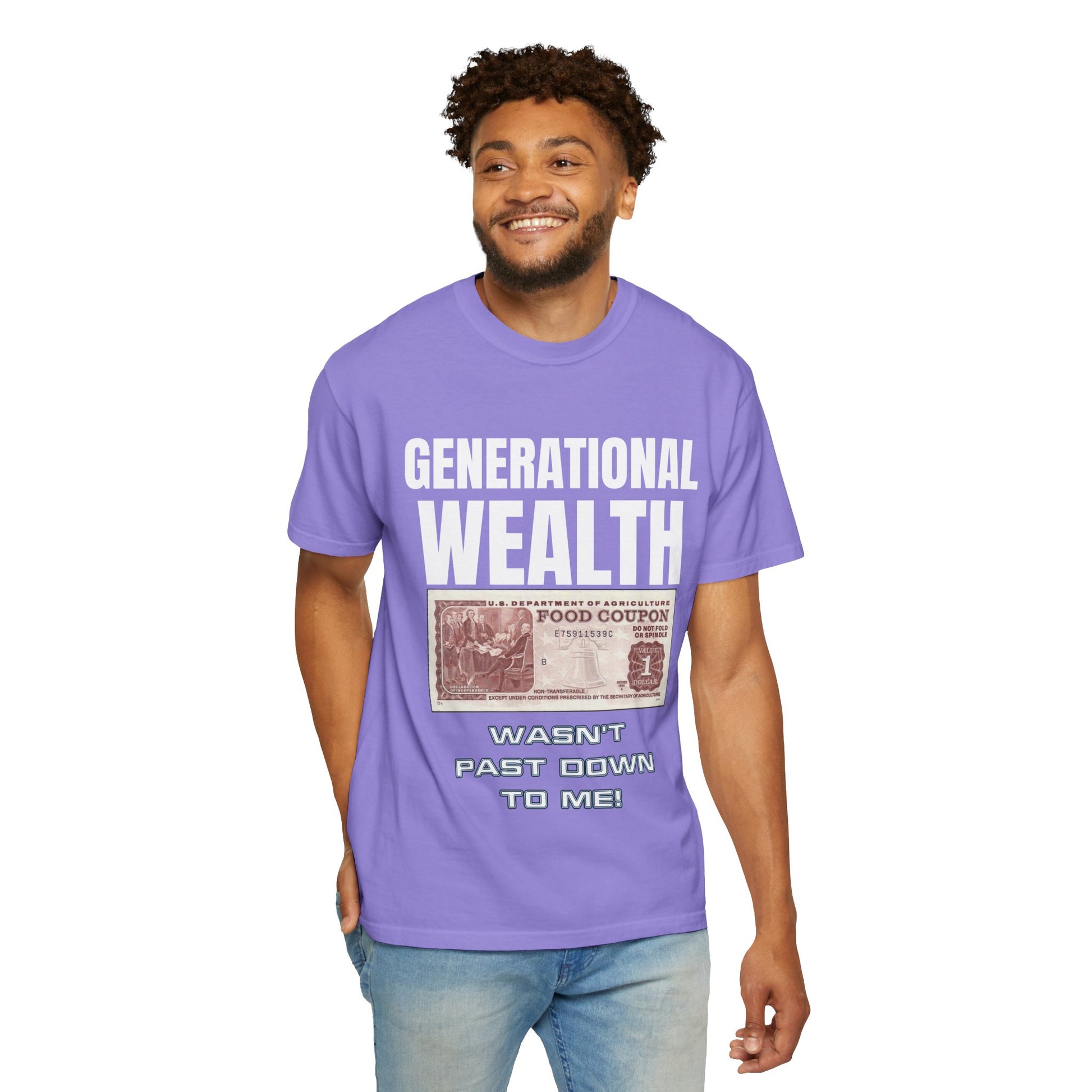 Garment-Dyed T-shirt Generational Wealth Tee