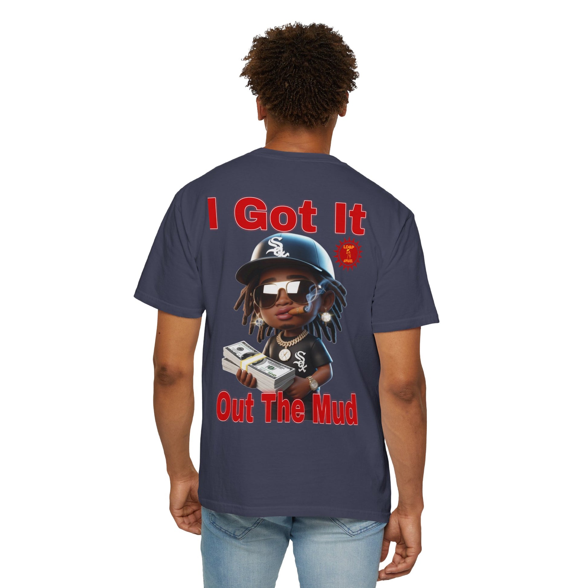 T-Shirt Out The Mud Hustler - Unisex Garment-Dyed