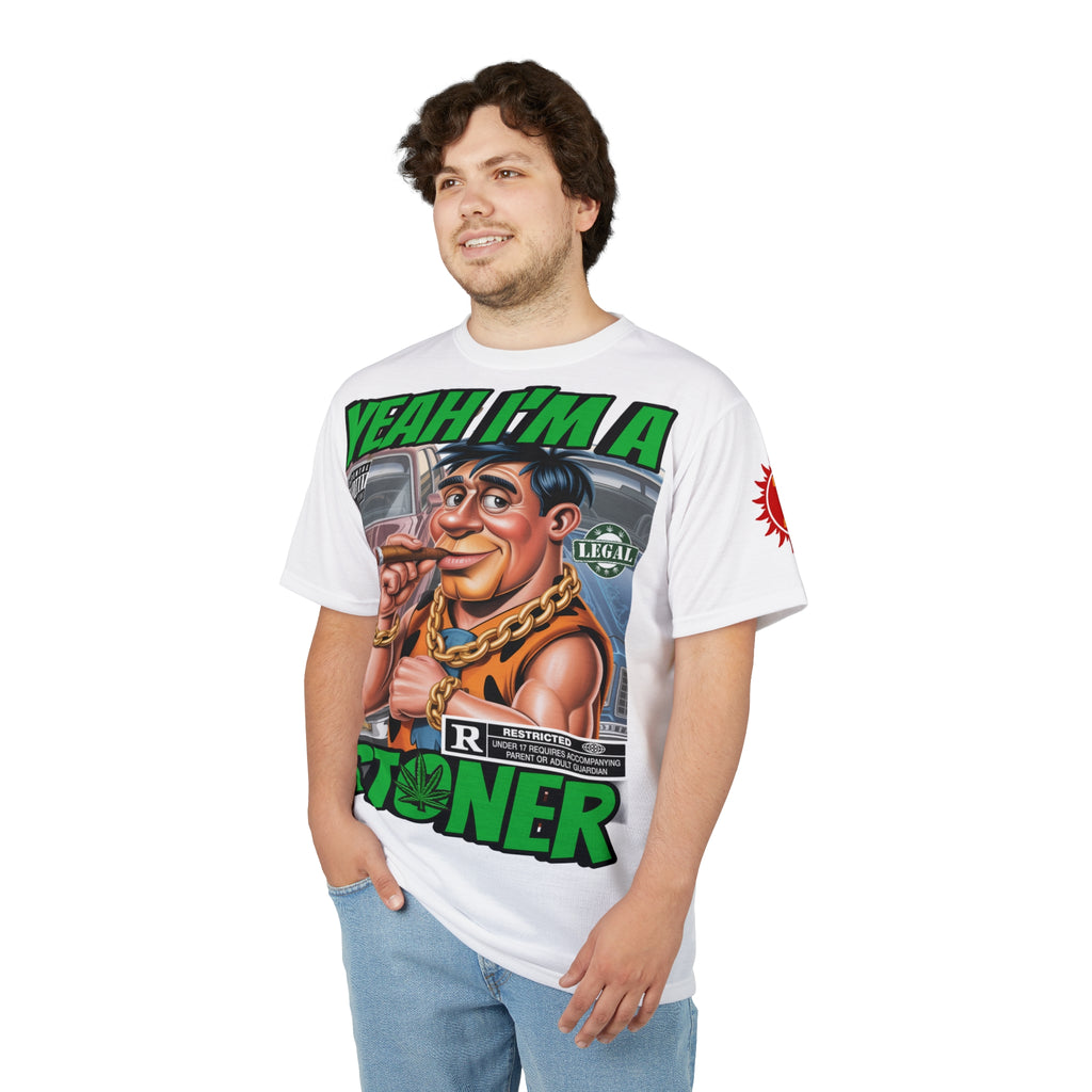 Yeah I'm a Stoner T-Shirt LD&P APPAREL white