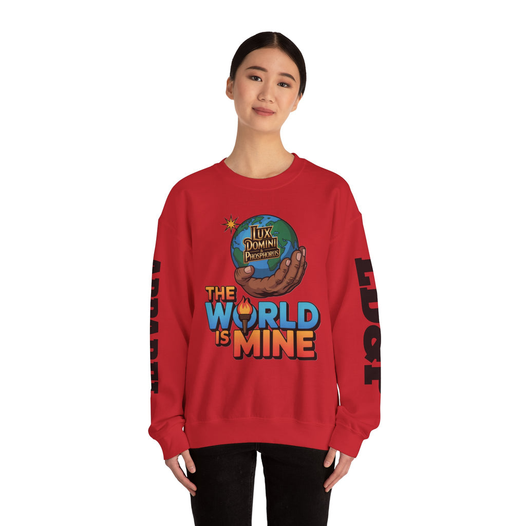 Graphic Sweatshirt - The World Is Mine LD&P APPAREL Design