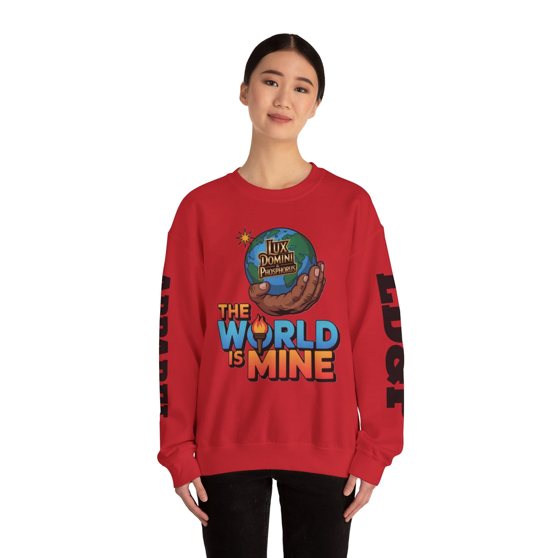 Graphic Sweatshirt - The World Is Mine LD&P APPAREL Design