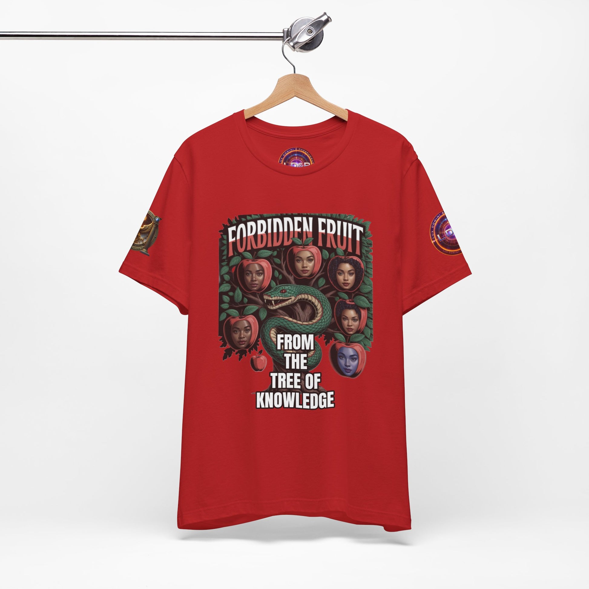 Short Sleeve Tee - Tree of Knowledge Forbidden Fruit Design