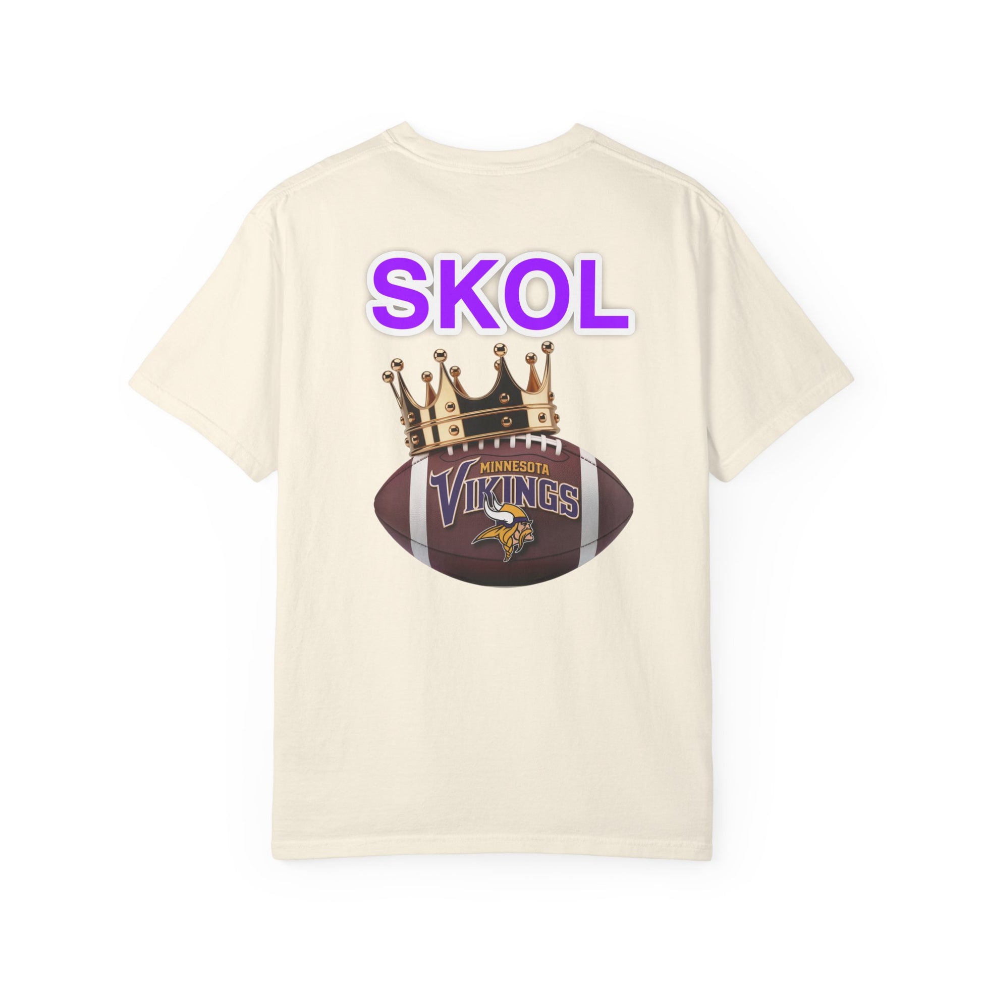 T-Shirt - Minnesota Vikings SKOL Unisex Garment-Dyed Tee