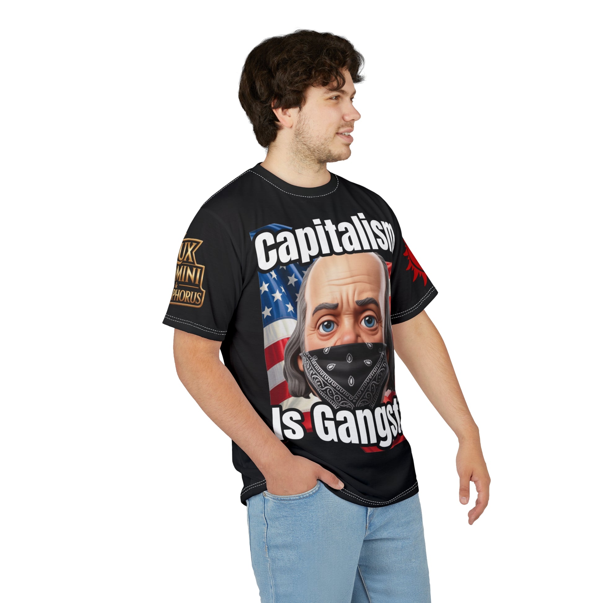 Capitalism Unisex Cut & Sew Tee