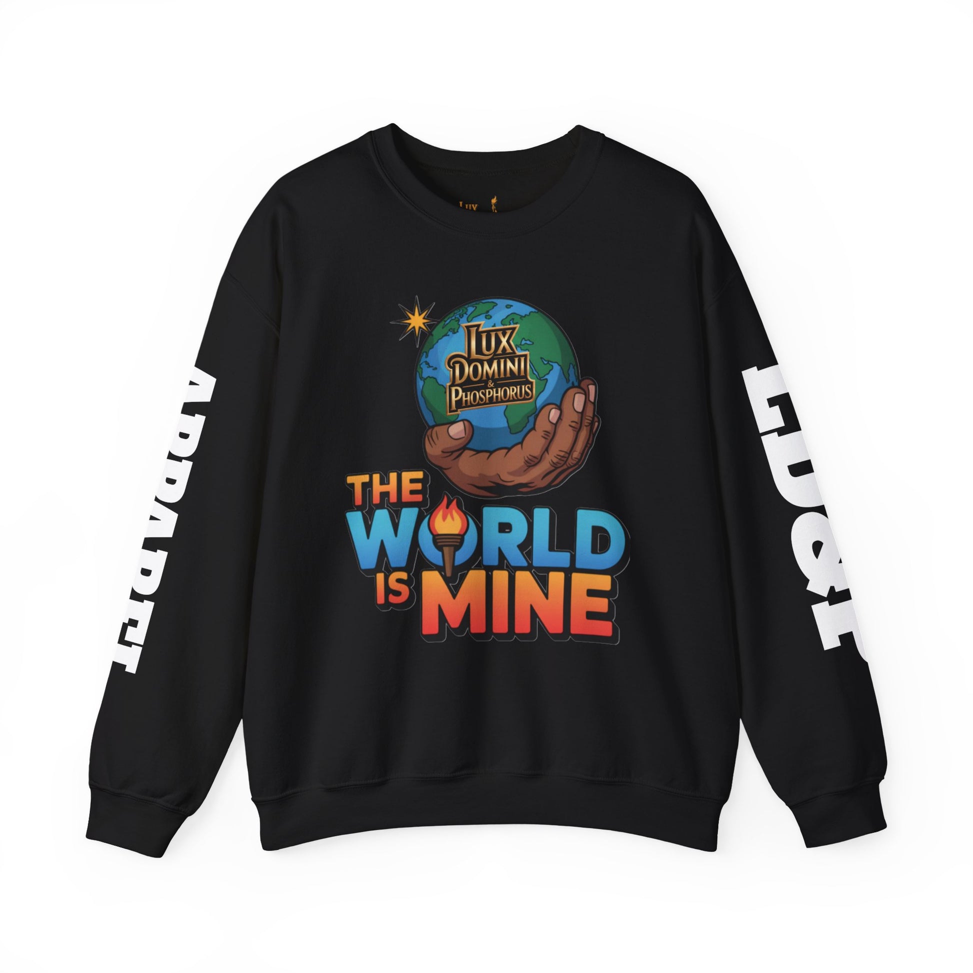 Graphic Sweatshirt - The World Is Mine LD&P APPAREL Design
