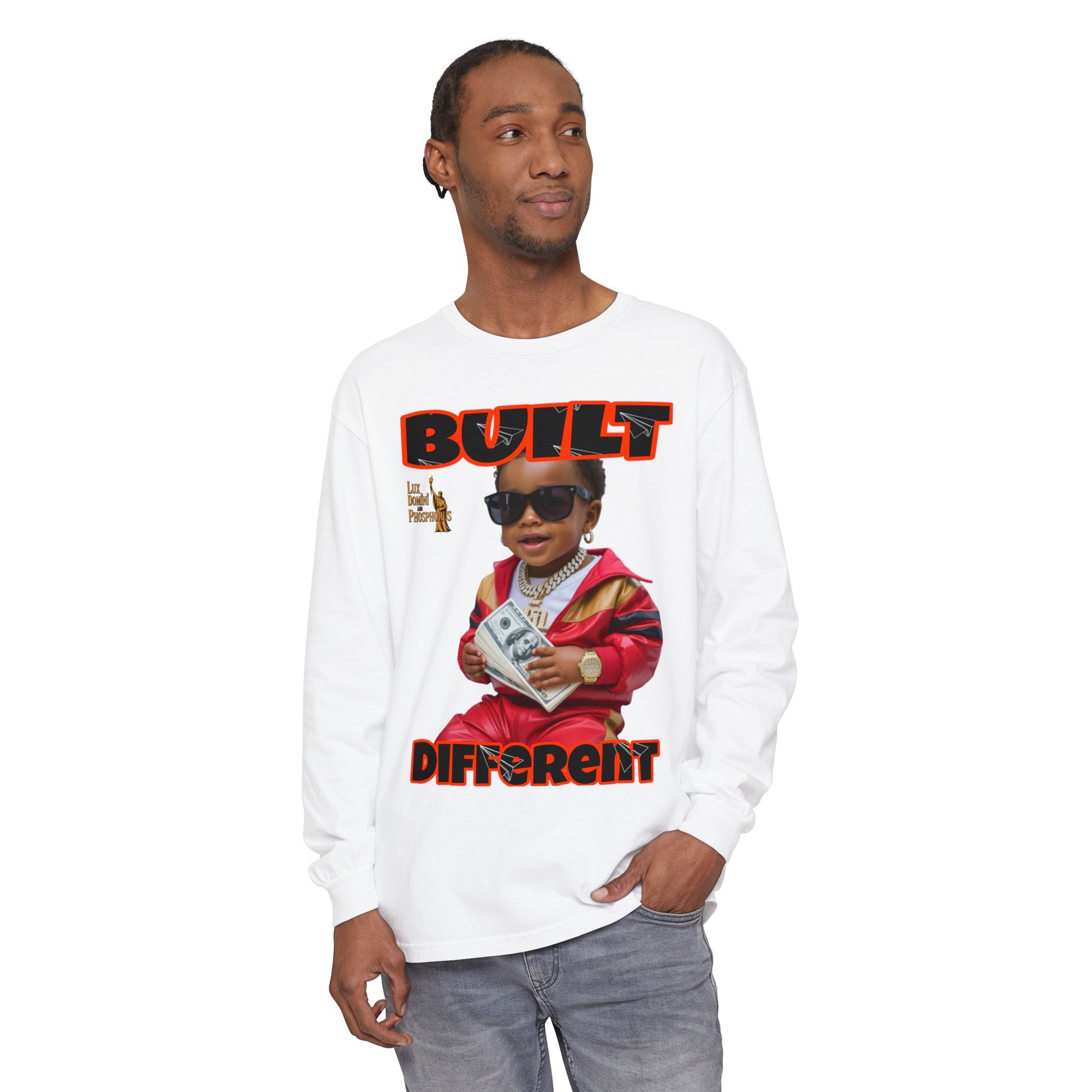 Long Sleeve T-Shirt - Built Different LD&P Apparel Design