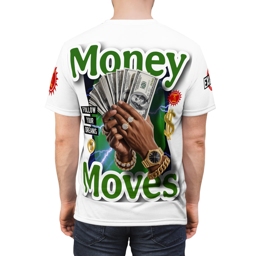 Money Moves T‑Shirt LD&P APPAREL GRAPHIC T-Shirt White