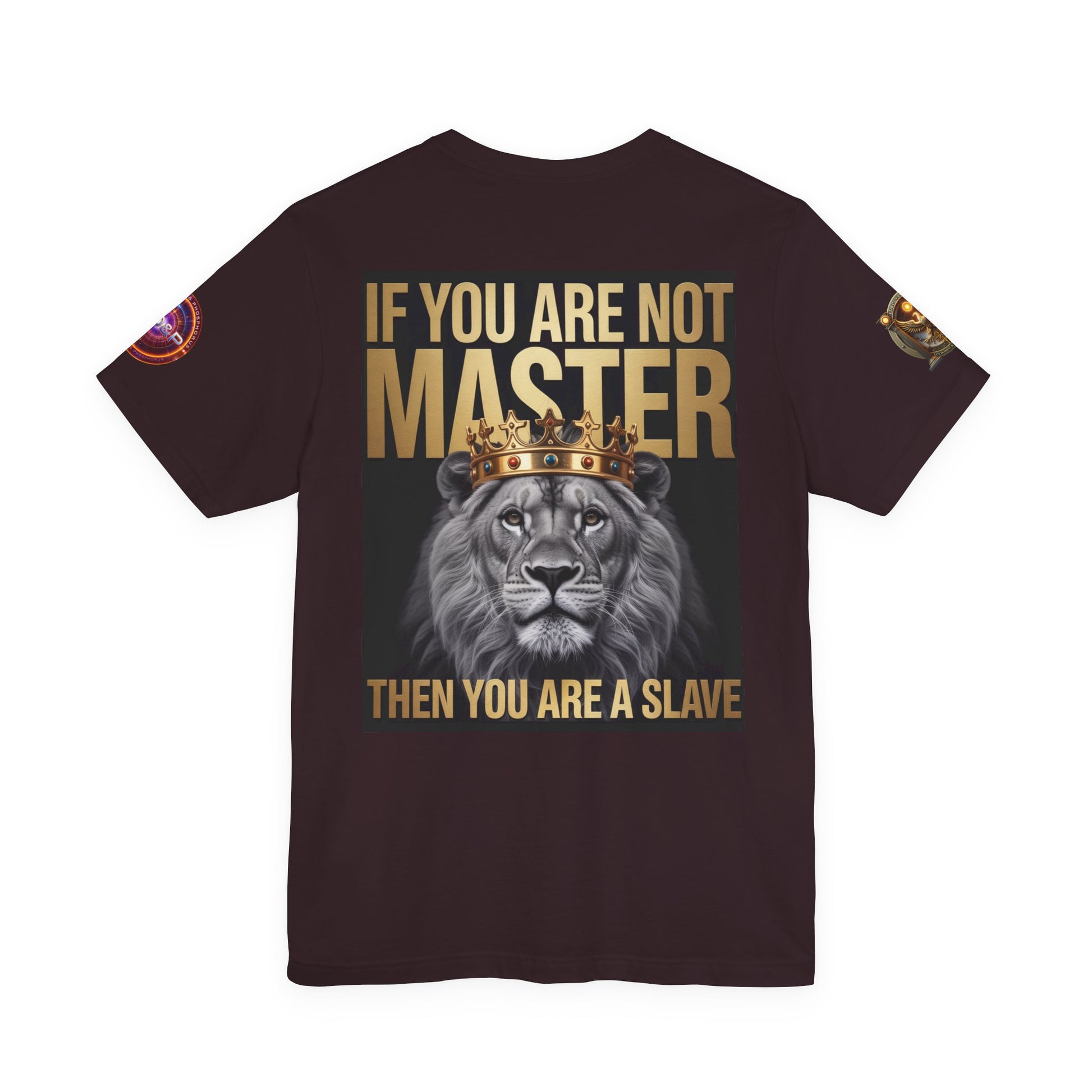 T-Shirt Master or slave LD&amp;P APPAREL Design Unisex Jersey Short Sleeve Tee