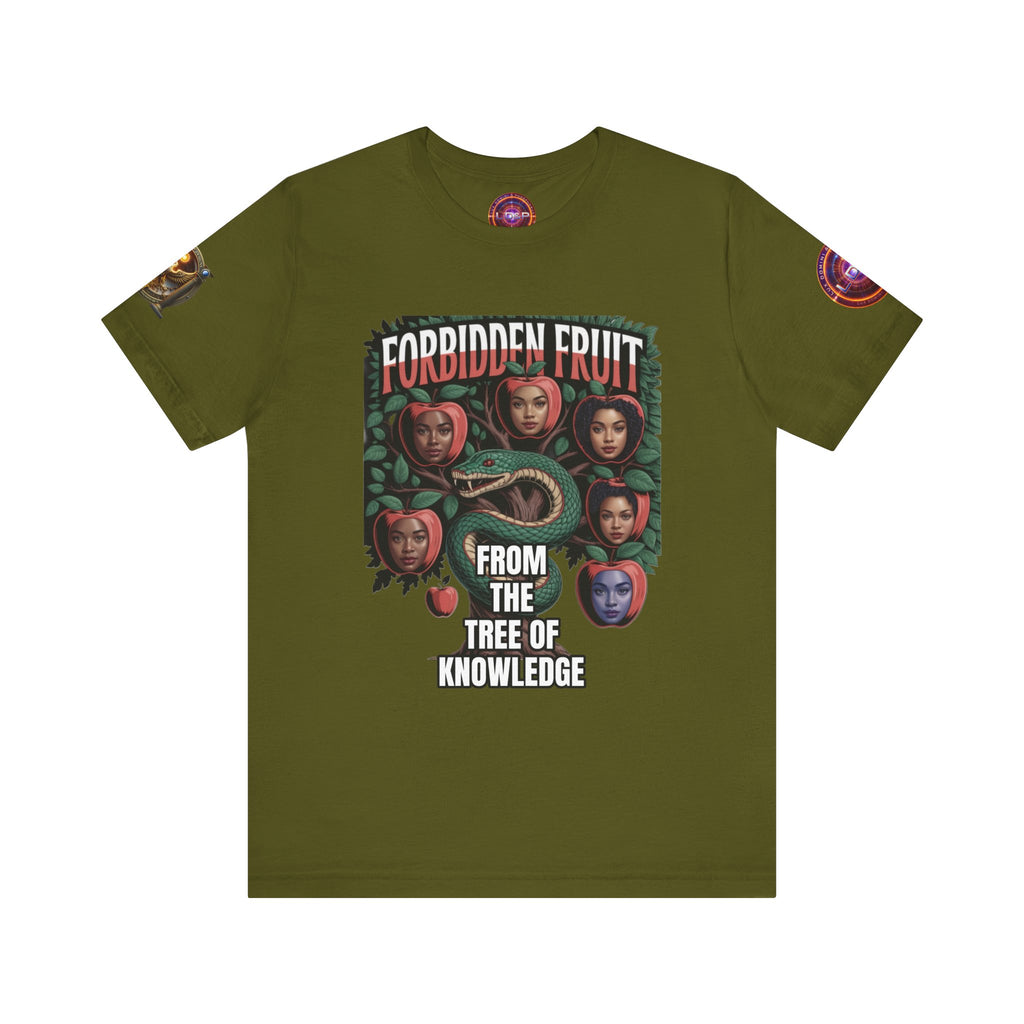 Short Sleeve Tee - Tree of Knowledge Forbidden Fruit Design