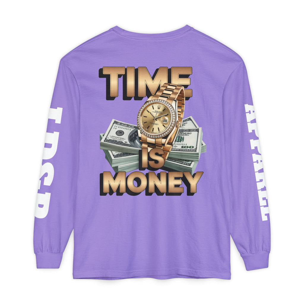 Long Sleeve T-Shirt Time is MONEY Design