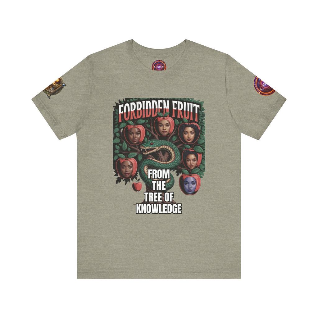 Short Sleeve Tee - Tree of Knowledge Forbidden Fruit Design