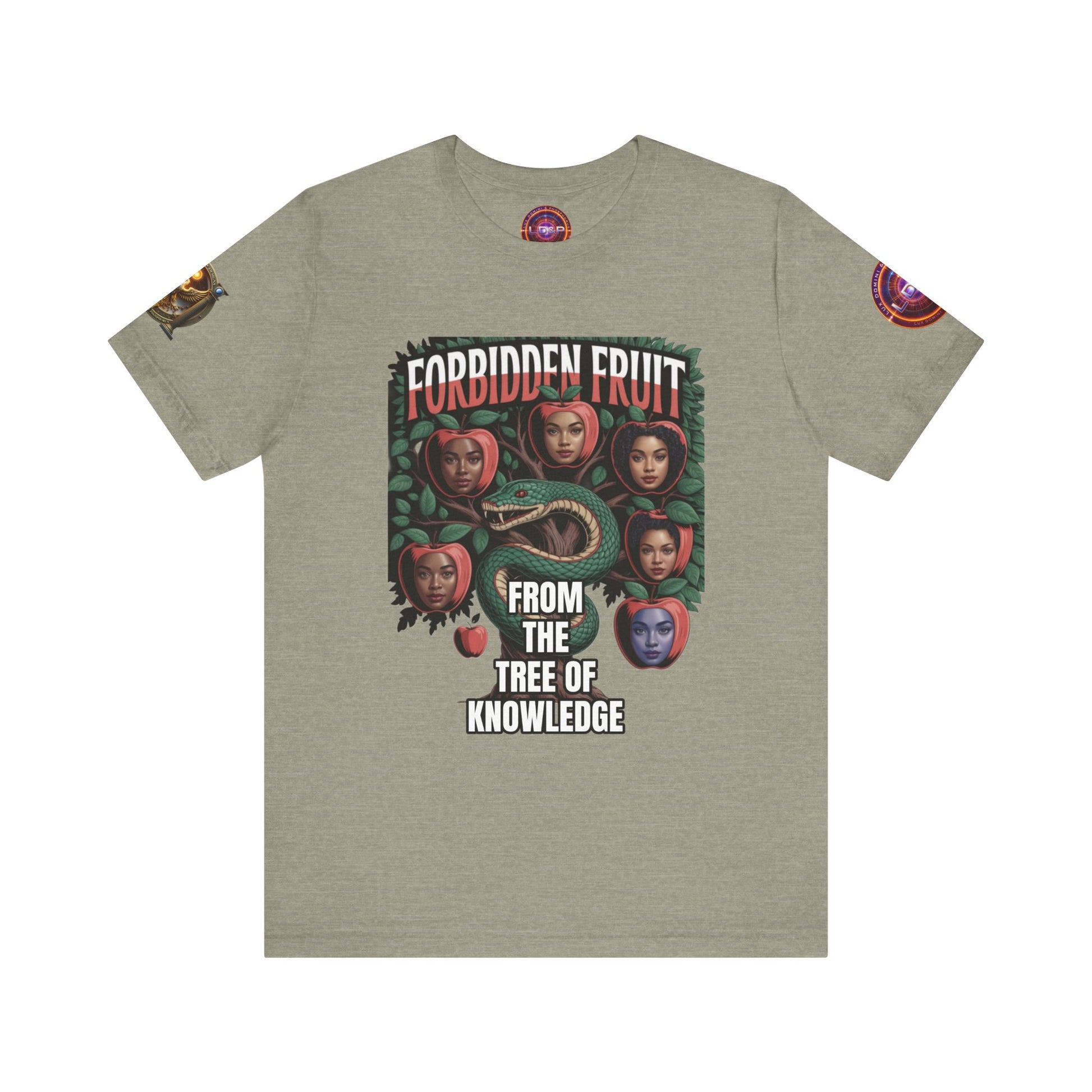 Short Sleeve Tee - Tree of Knowledge Forbidden Fruit Design
