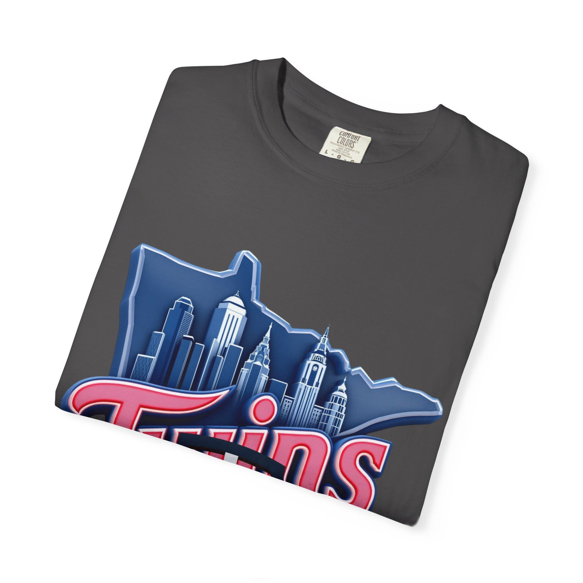 Twin City Unisex T-Shirt, Sporty Tee for Fans, Garment-Dyed Shirt, Perfect for Game Day, Show Your Team Spirit!