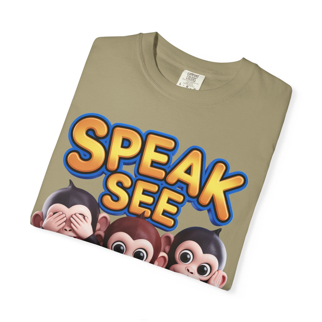 Graphic T-Shirt Speak See Hear No Evil