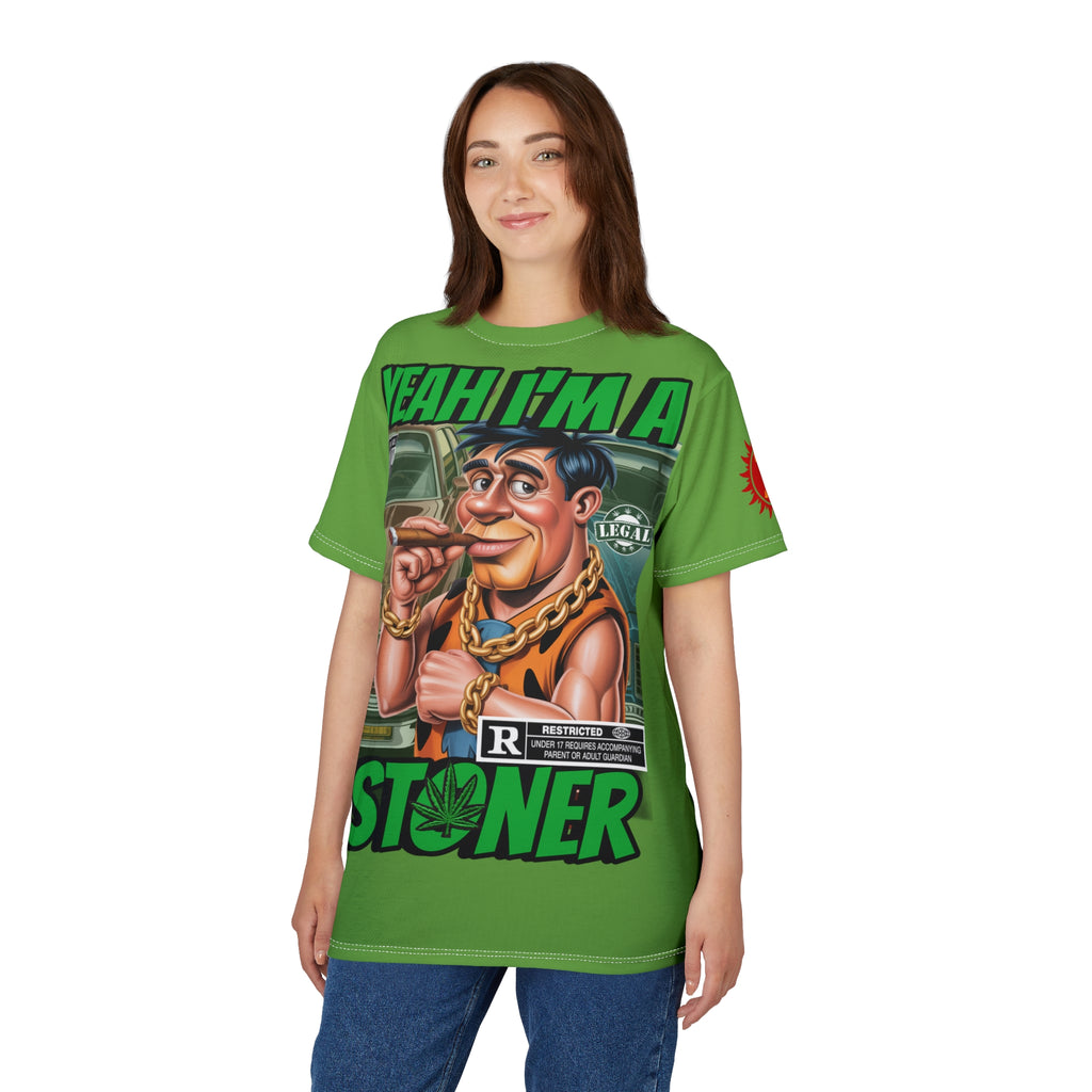 Yeah I'm a Stoner T-Shirt LD&P APPAREL Light Green