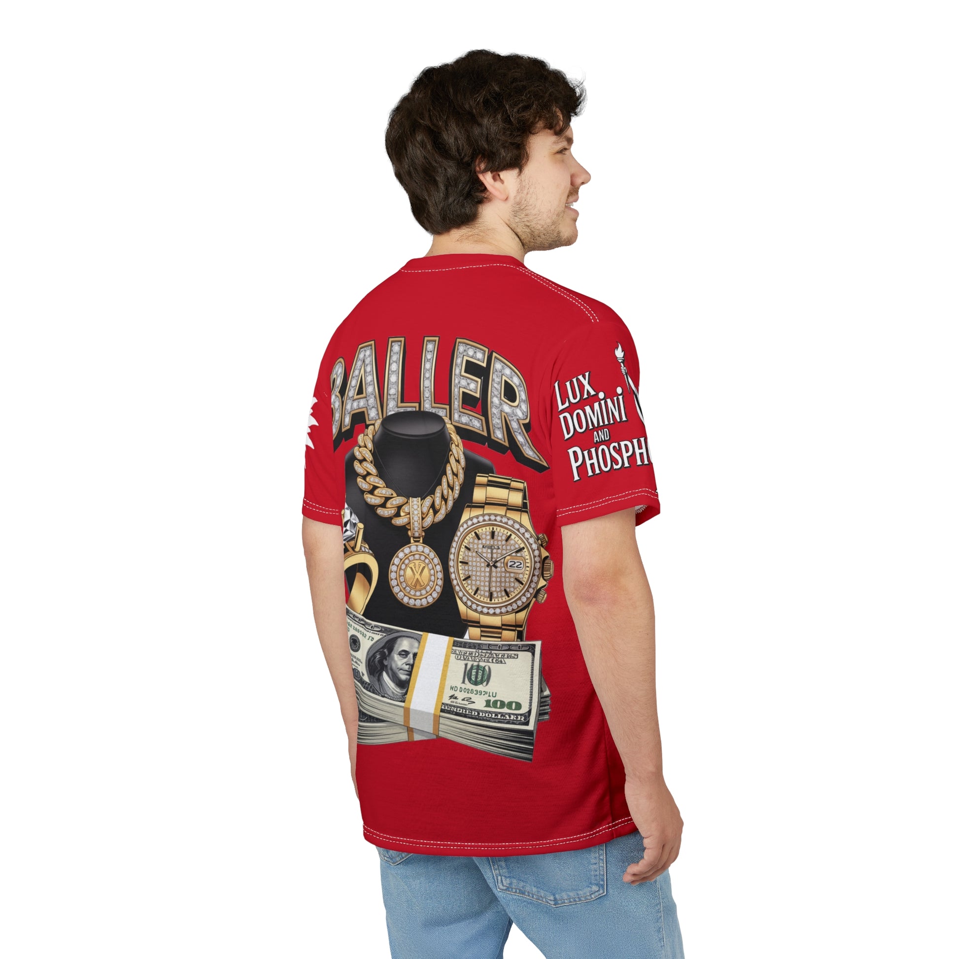 Baller  Unisex Tee - LD&P Apparel Design Red
