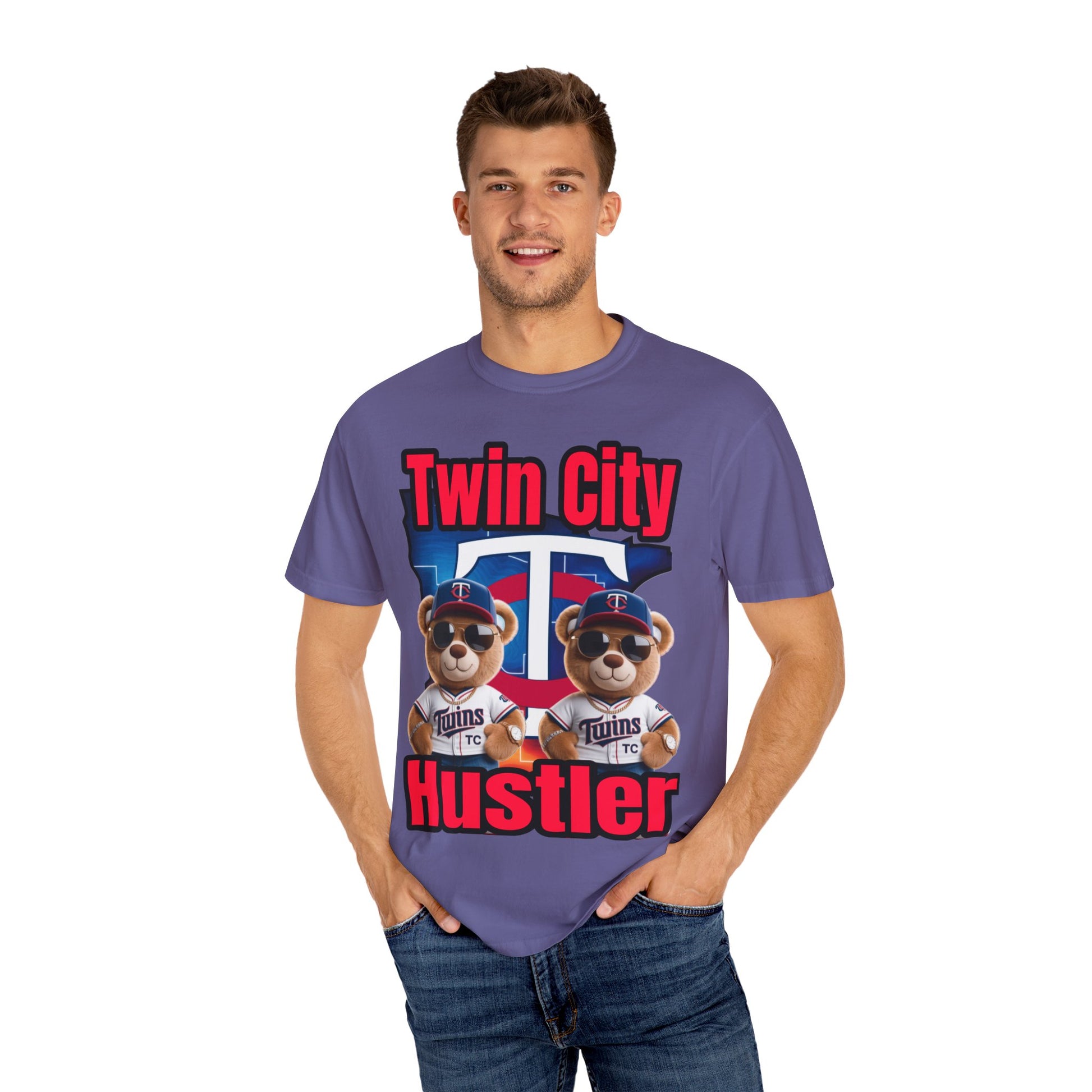 Hustler Garment-Dyed T-shirt - Twin City LD&P Apparel Design