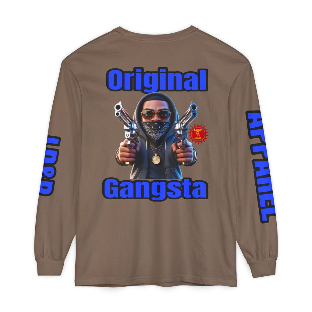 Long Sleeve T-Shirt Original Gangsta LD&amp;P Apparel Design
