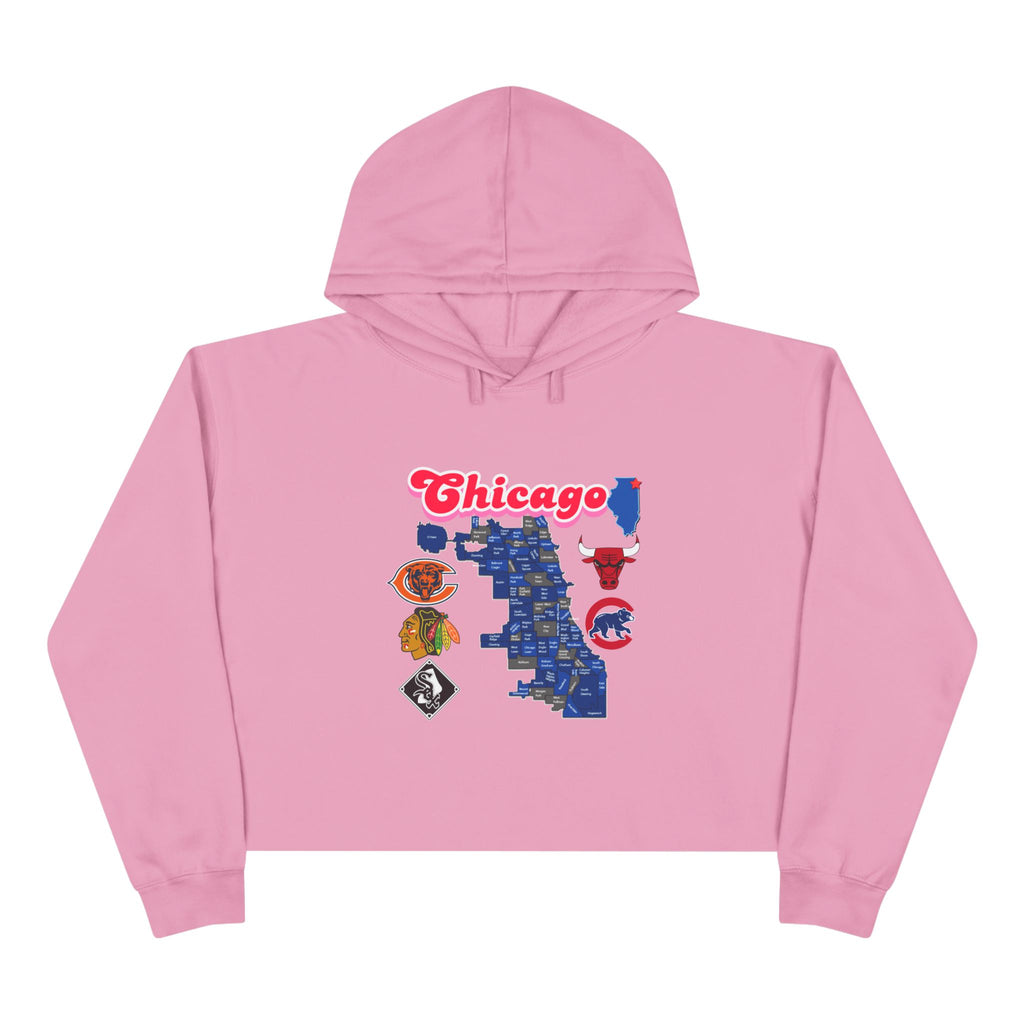 Chicago Crop Hoodie