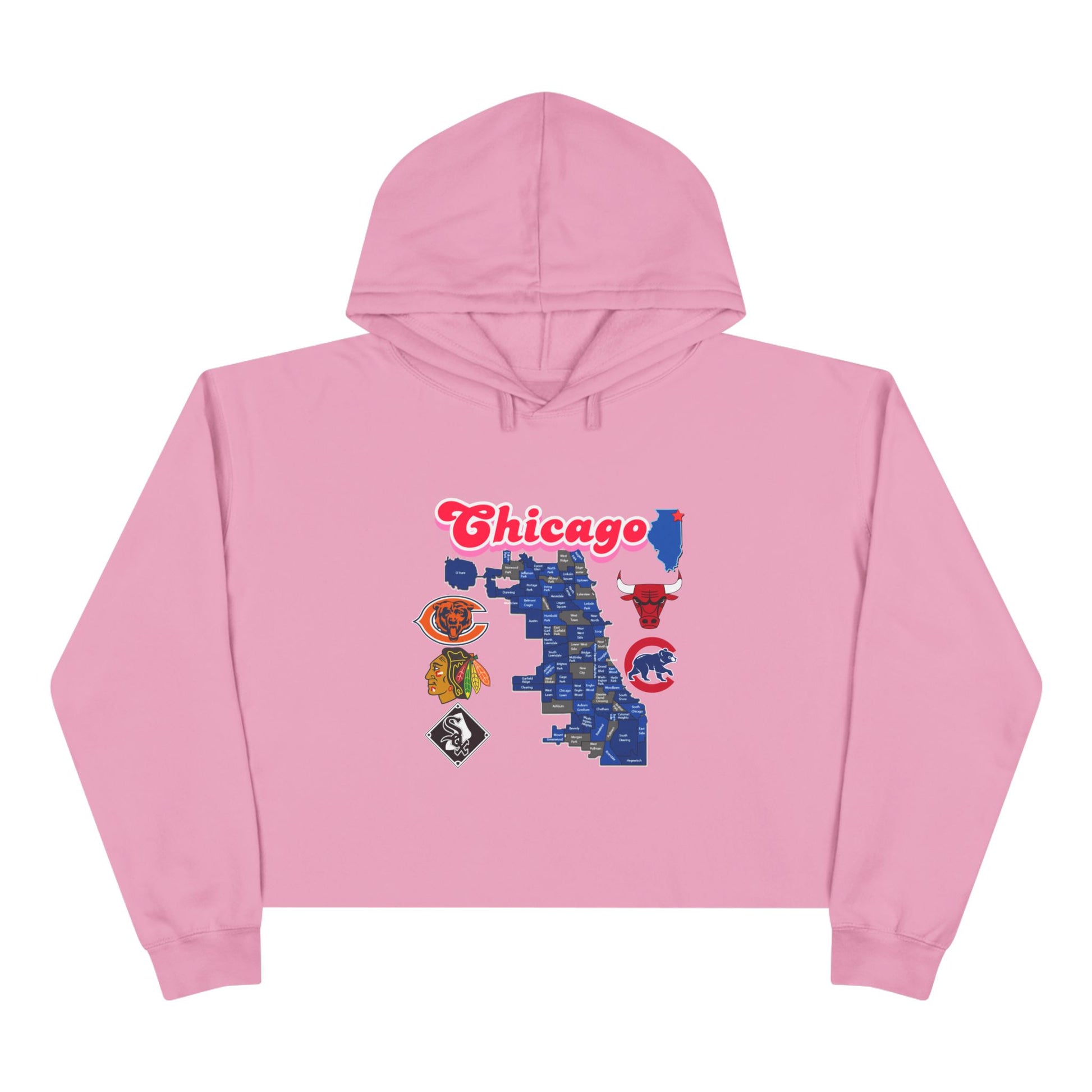 Chicago Crop Hoodie