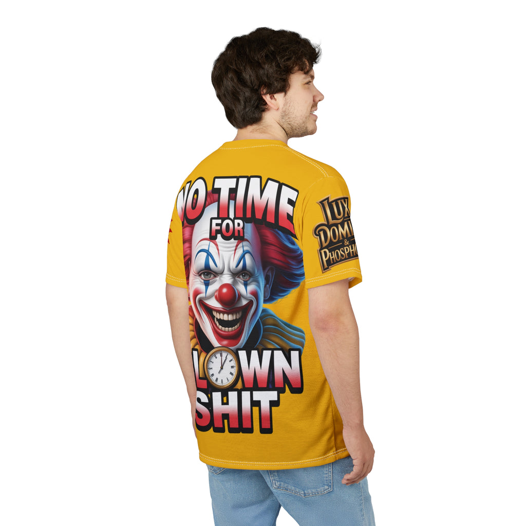 T-Shirt No Time For Clowns Unisex yellow